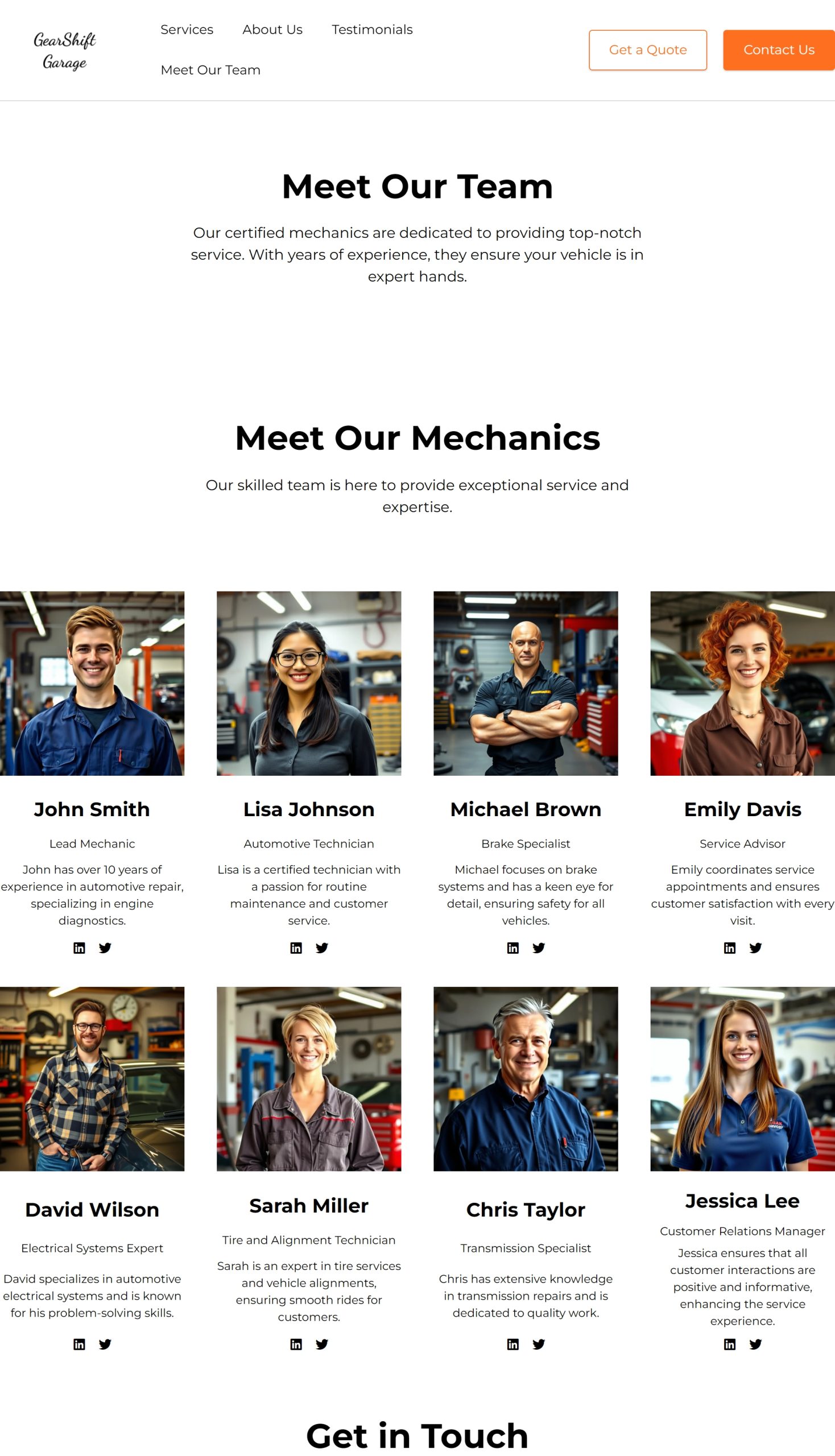 Meet Our Team