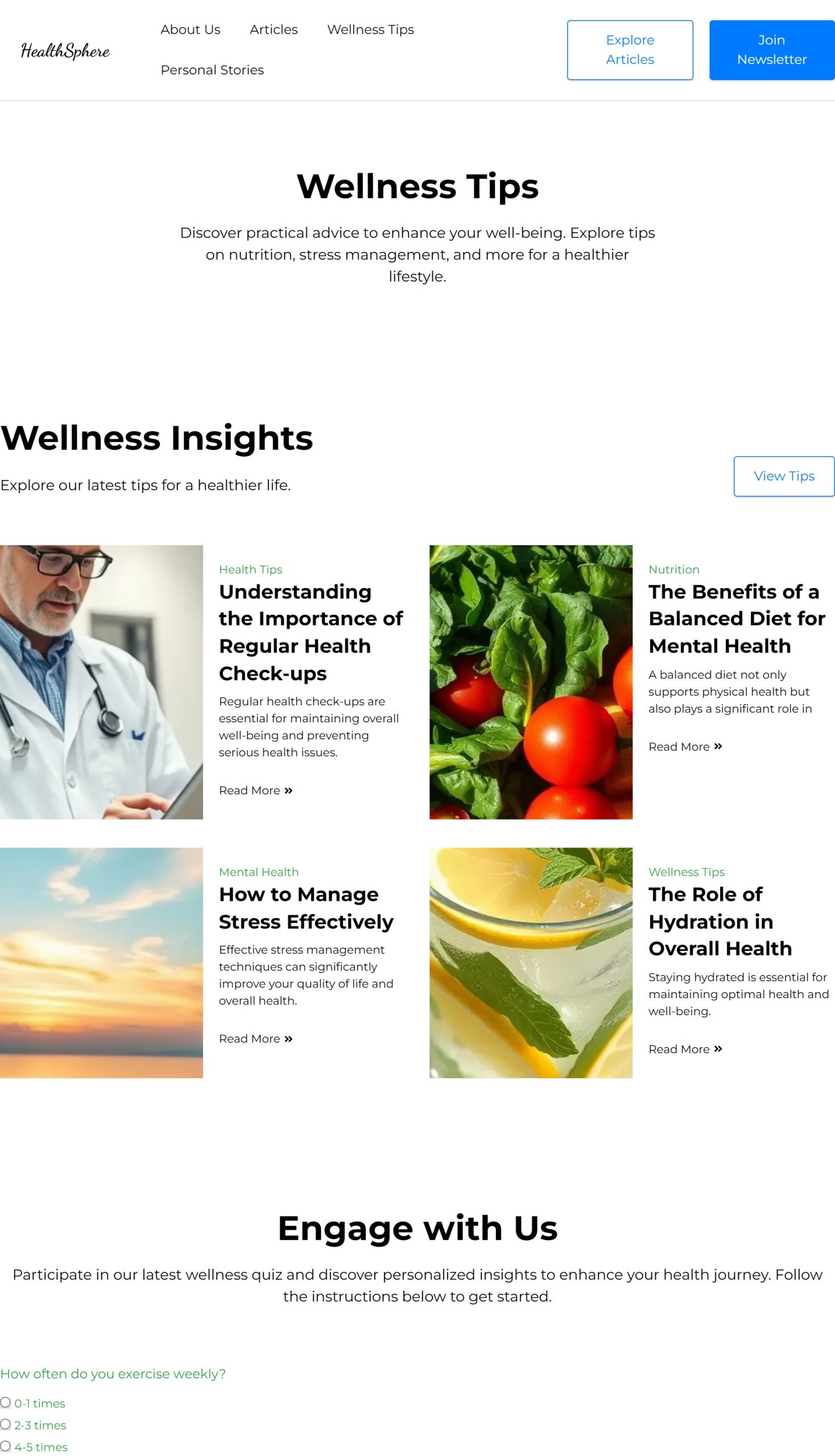 Wellness Tips