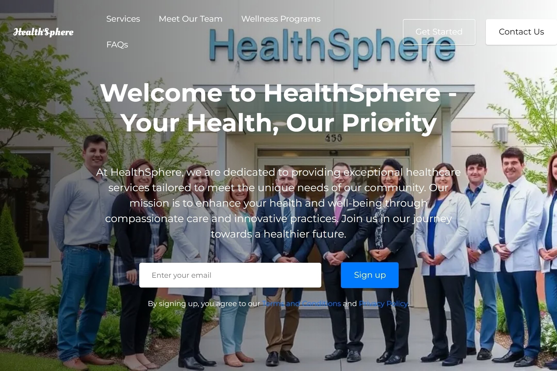 Medical Group website template