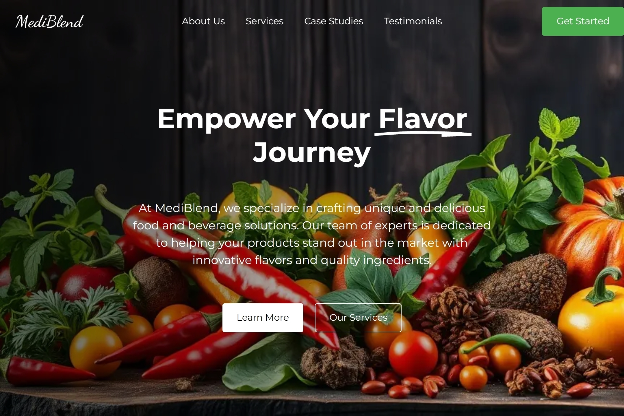 Medium website template