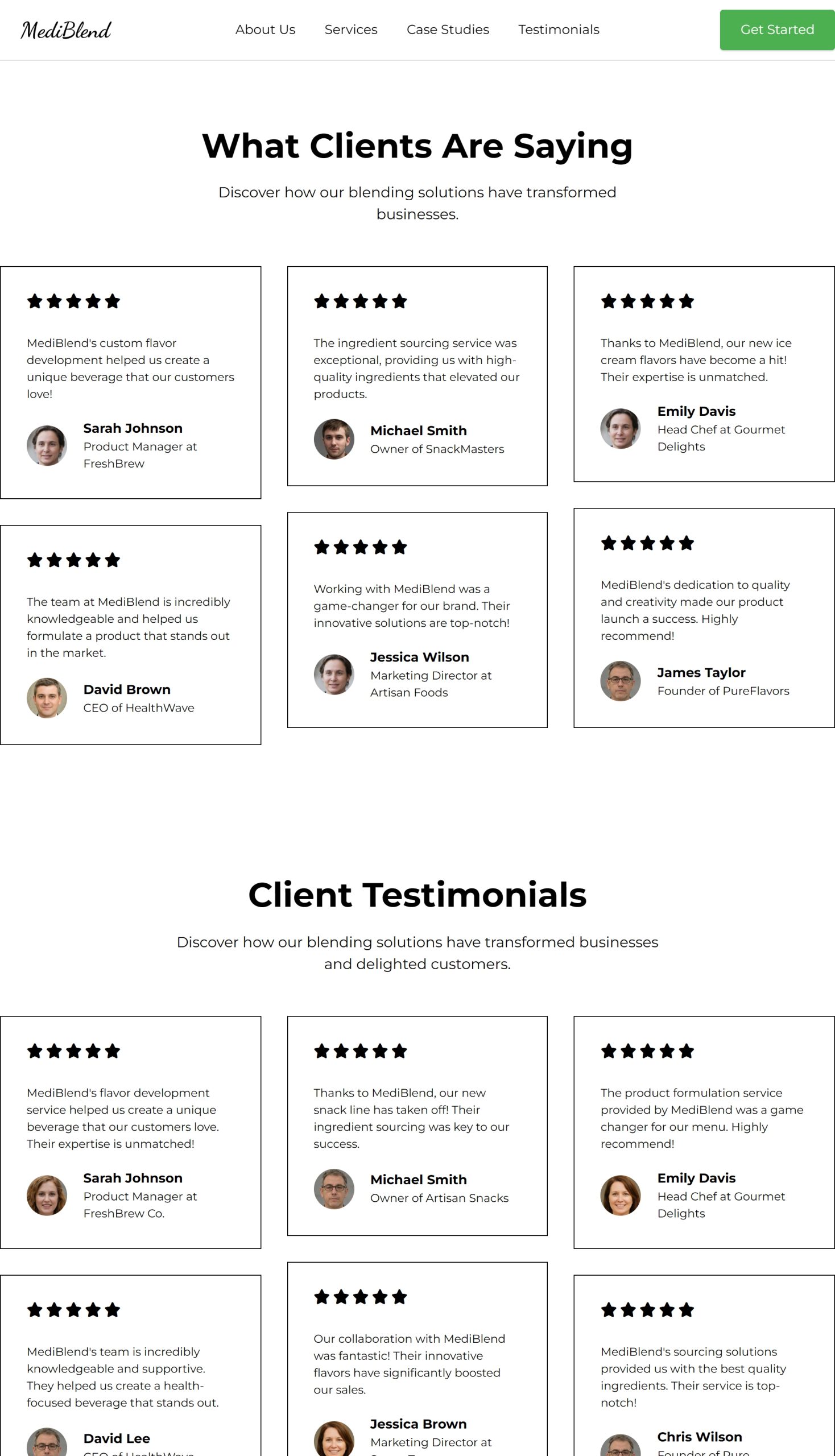 Testimonials