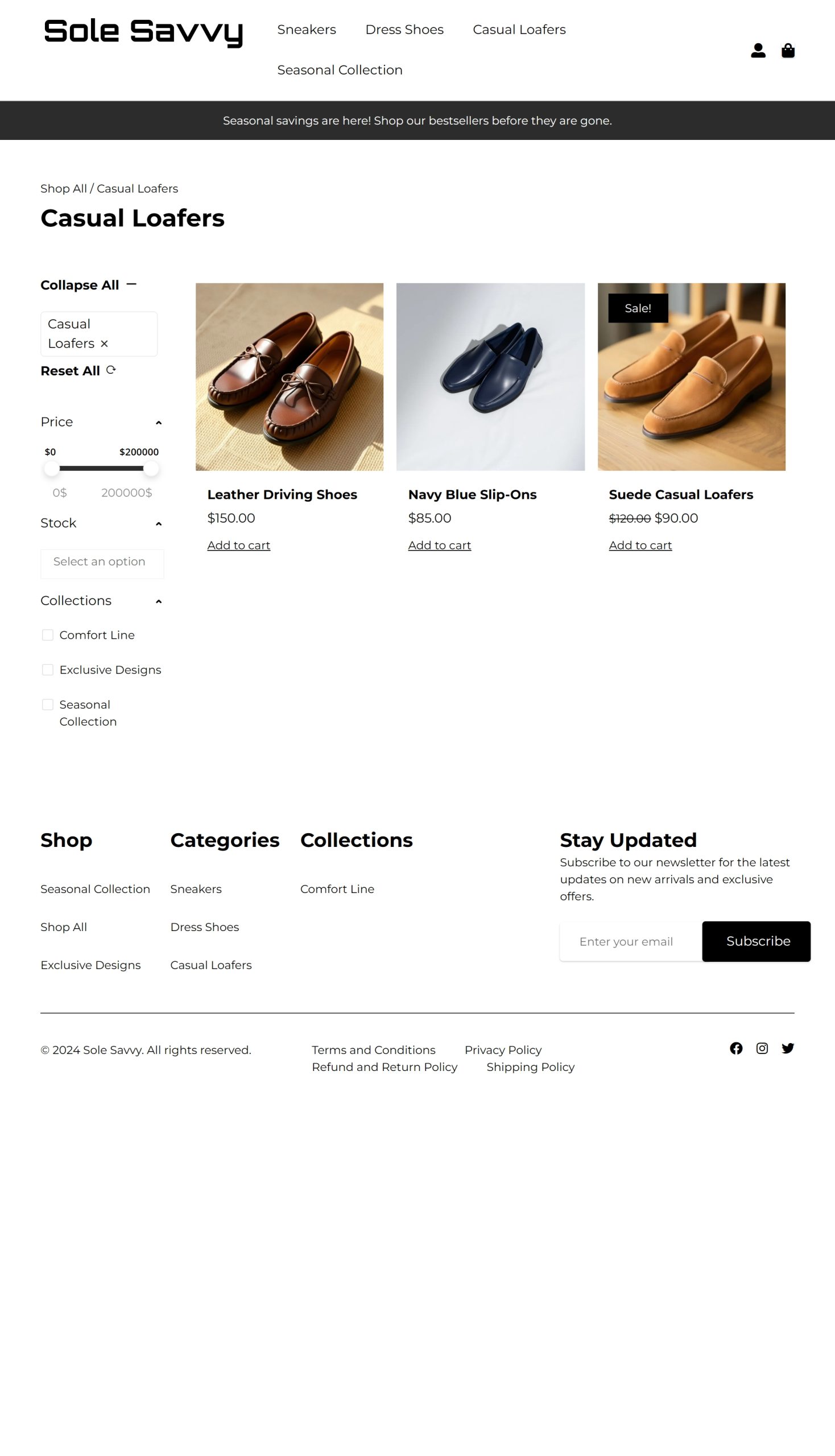 Casual Loafers