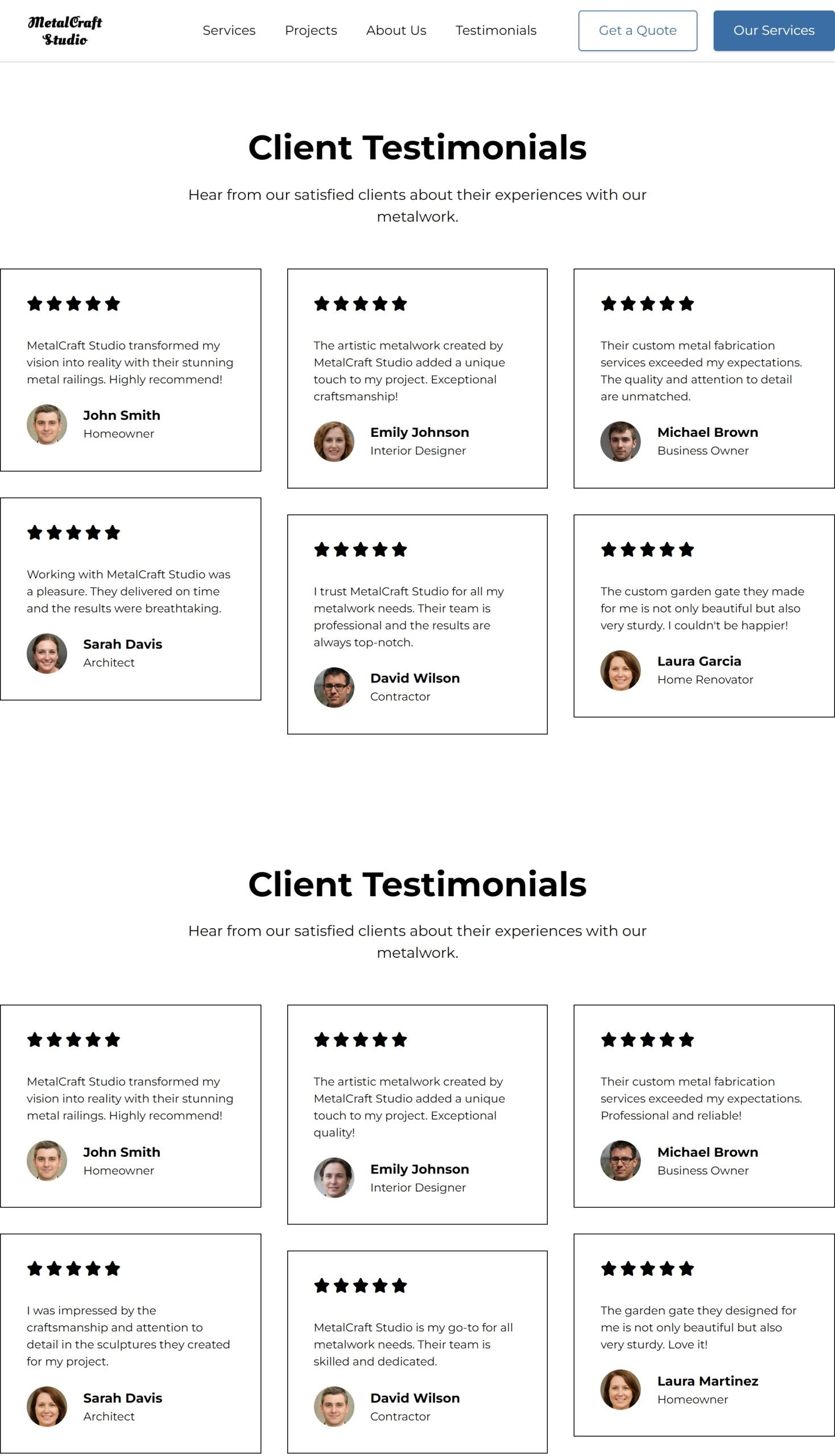 Testimonials