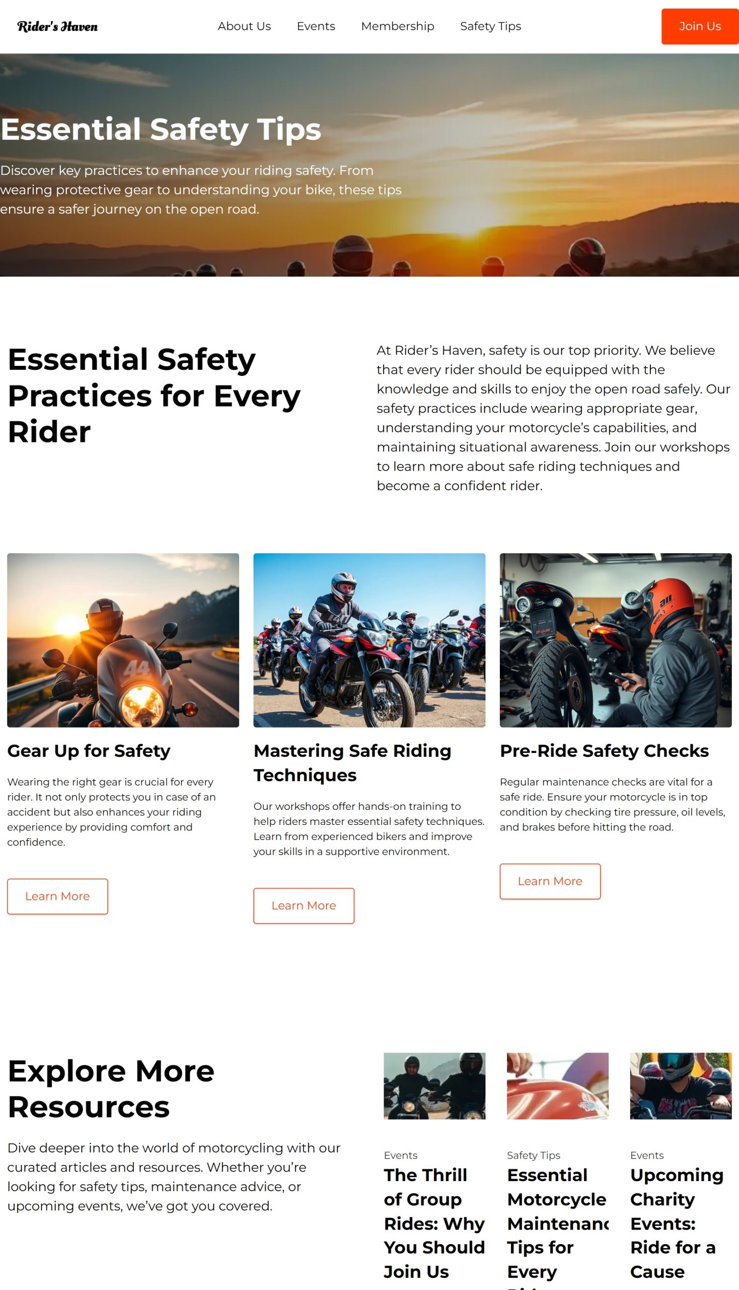 Safety Tips