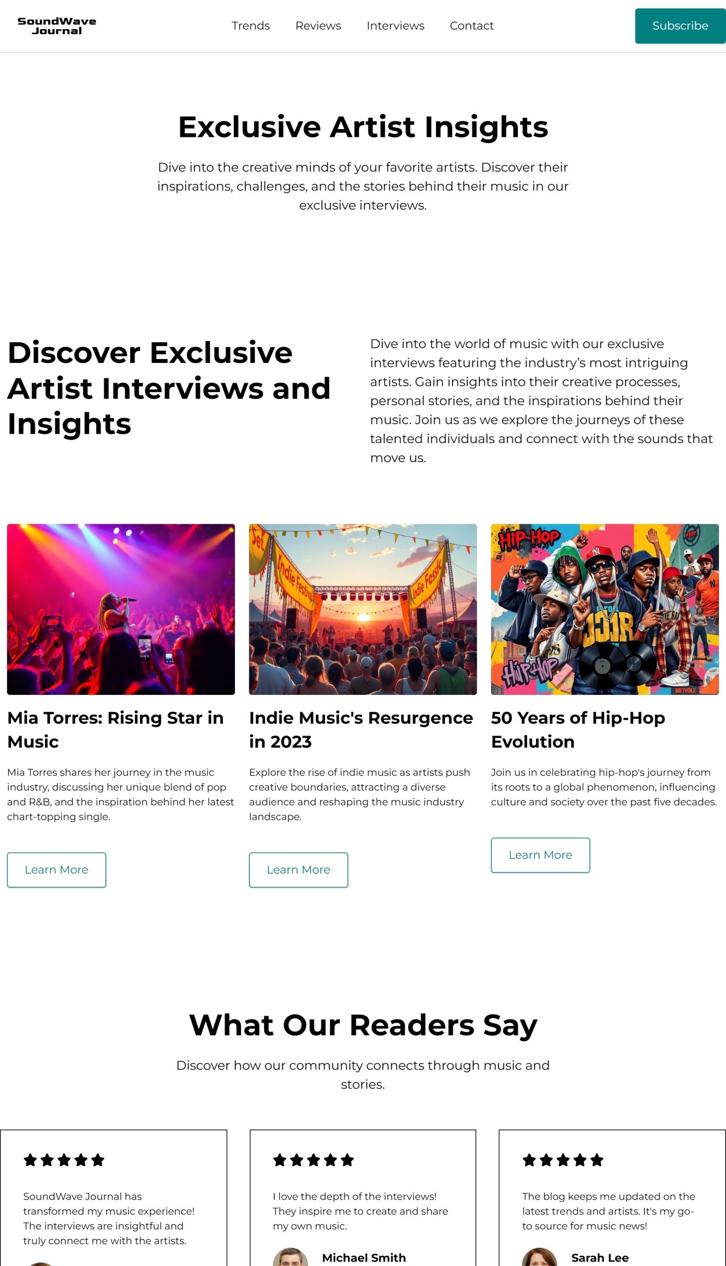 Interviews
