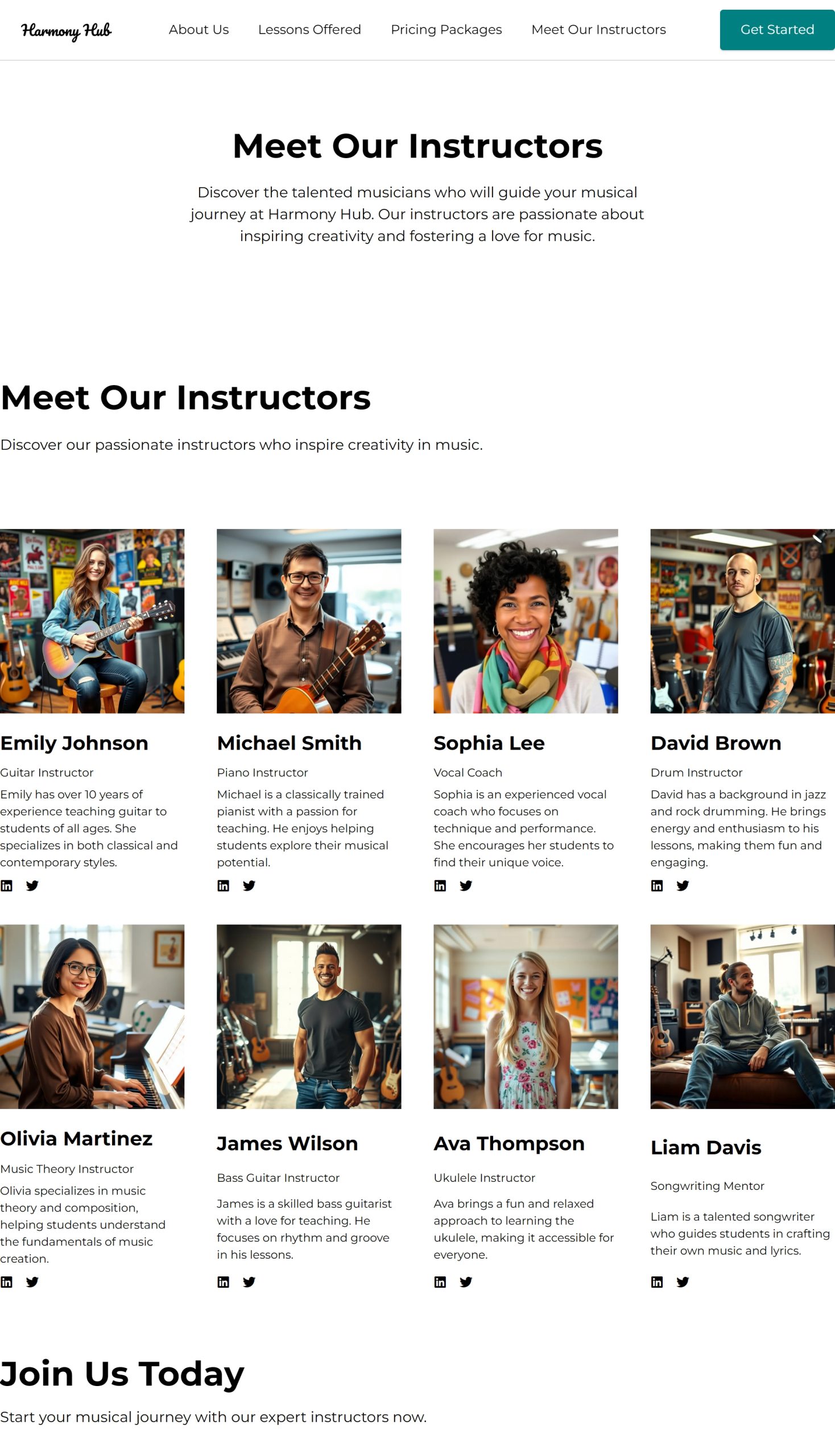 Meet Our Instructors