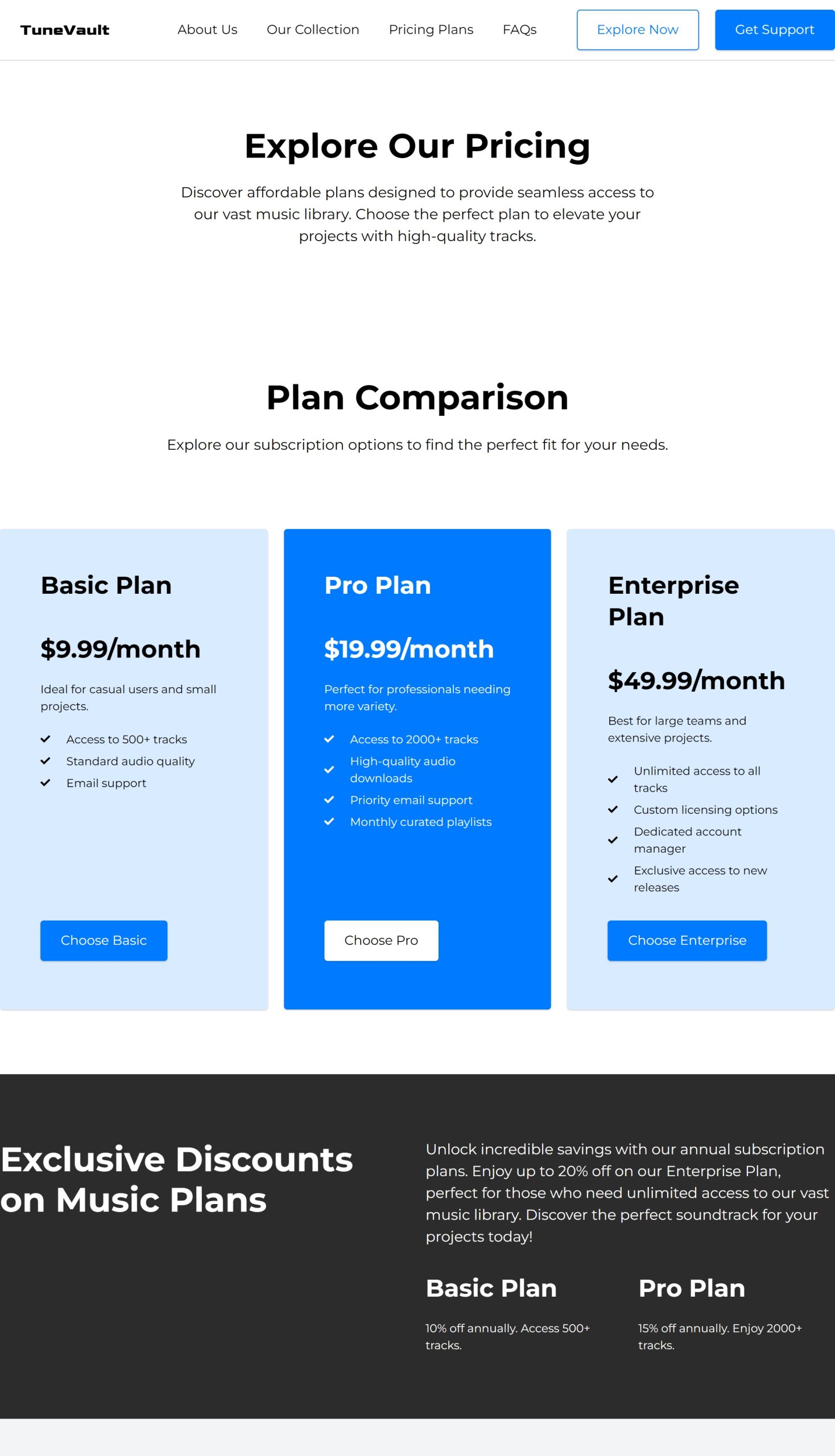 Pricing Plans