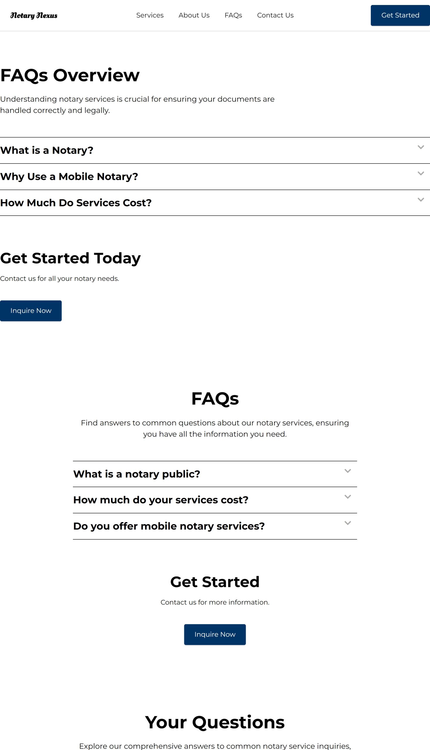 Faqs