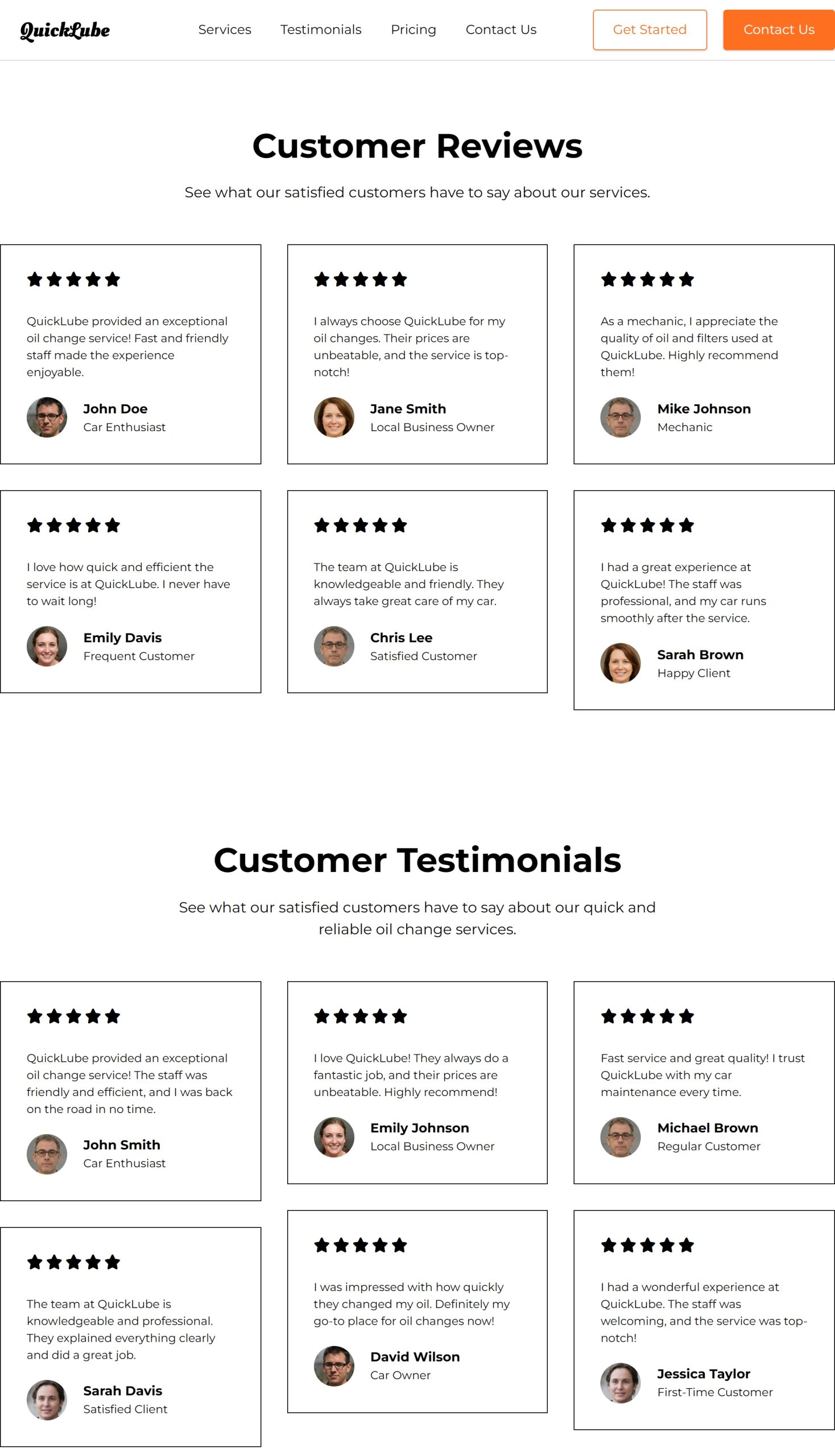 Testimonials