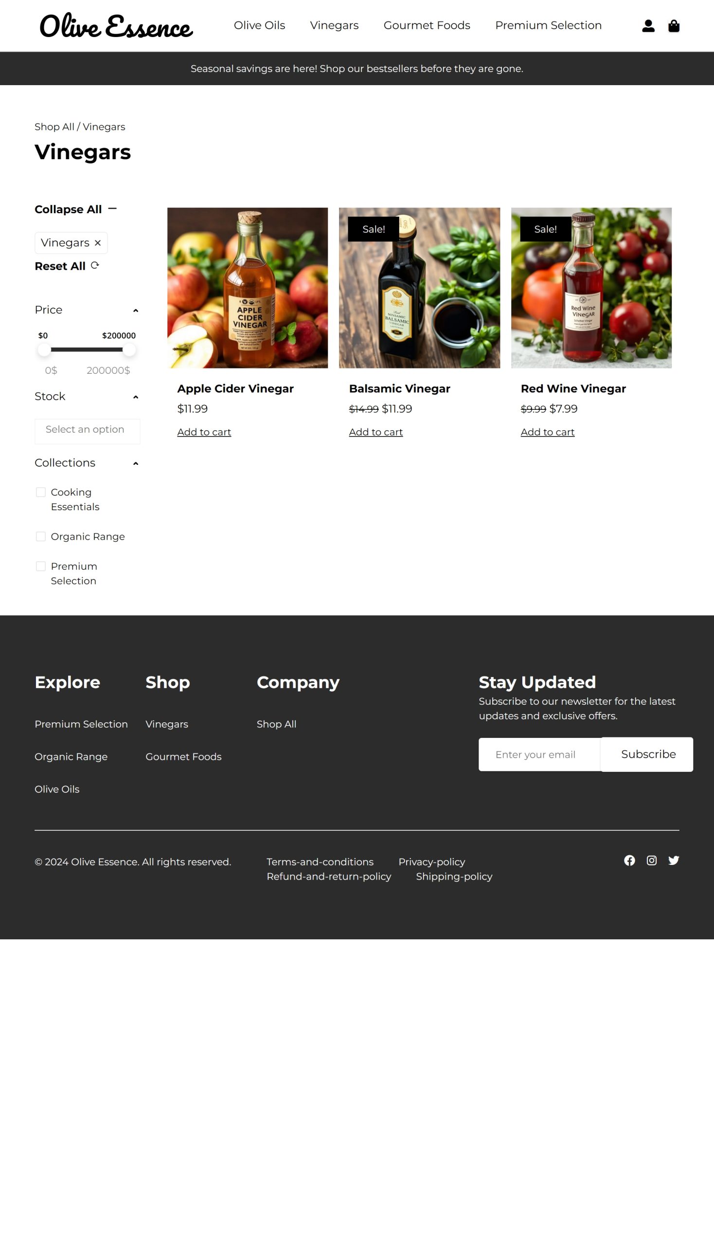 Vinegars