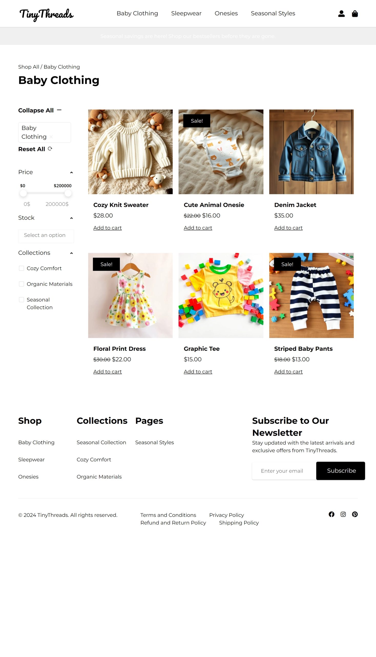 Baby Clothing