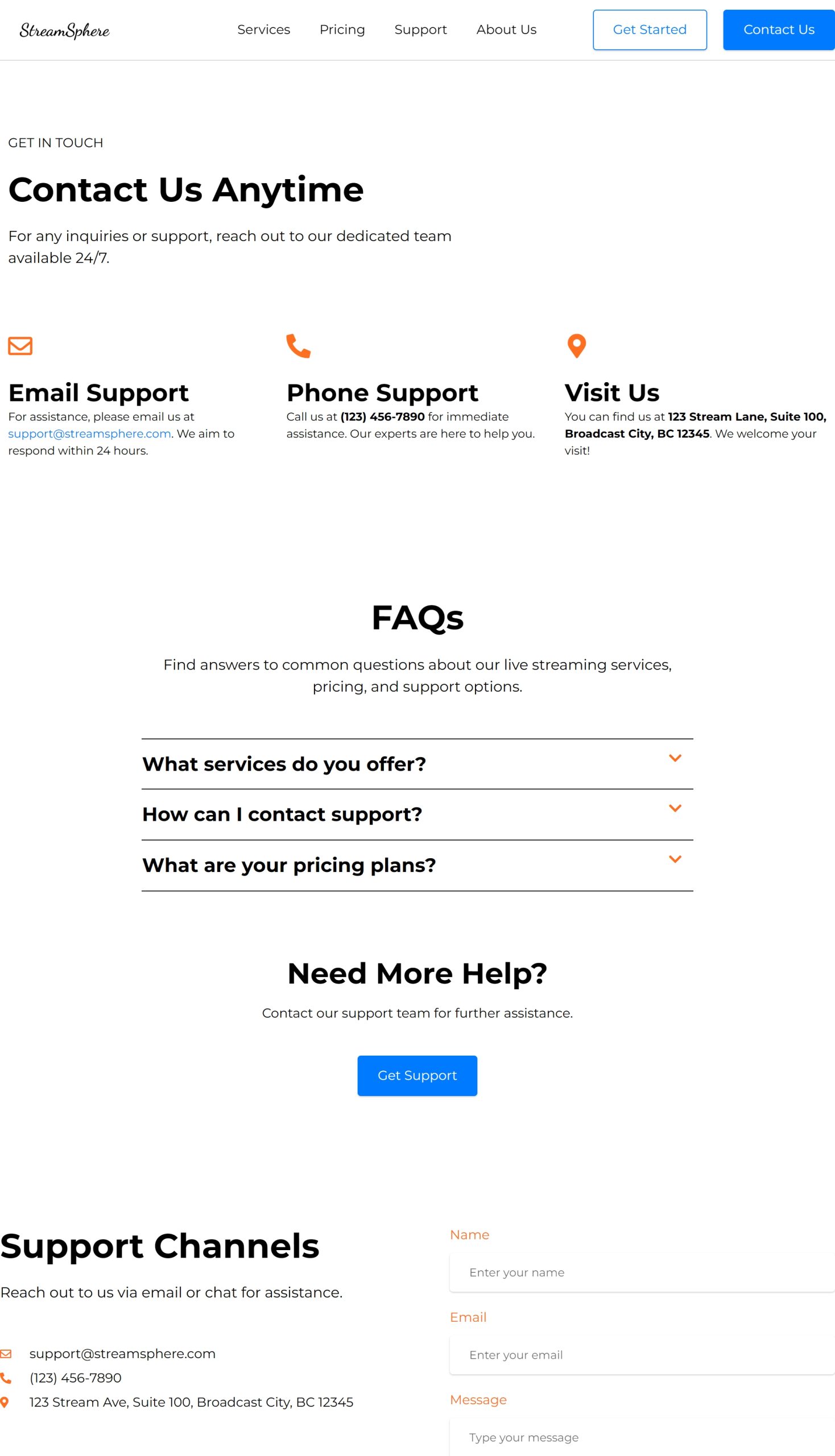 Support