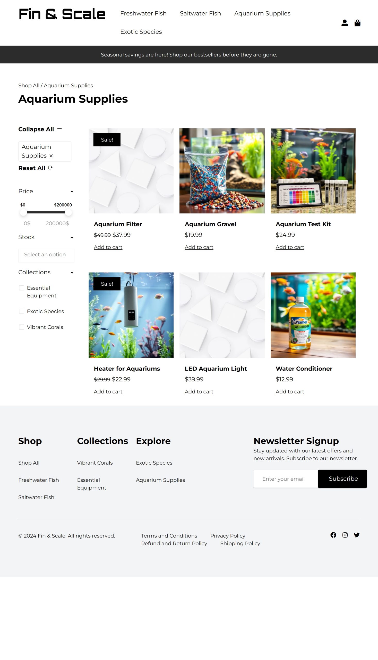 Aquarium Supplies