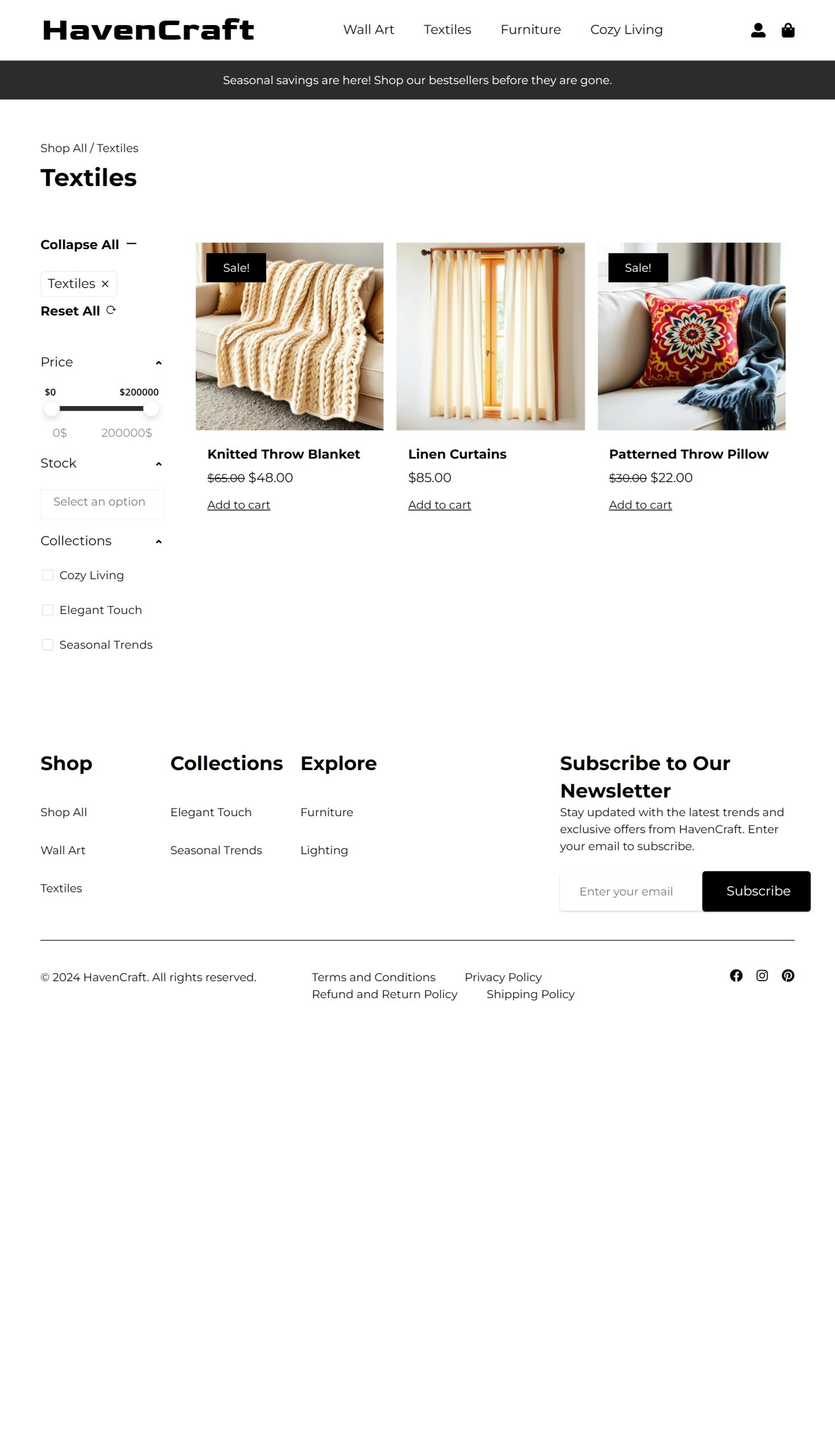 Textiles