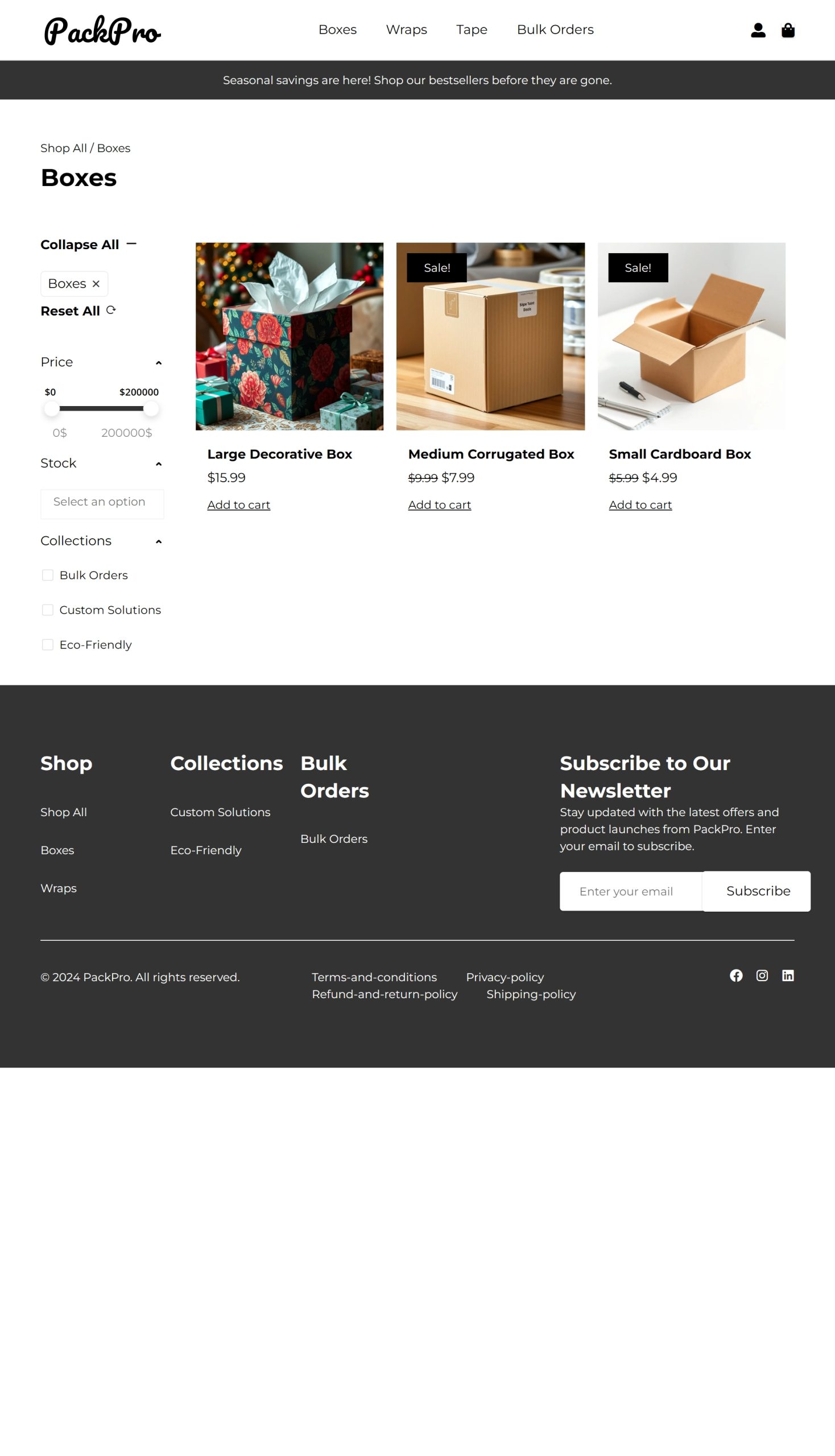 Boxes