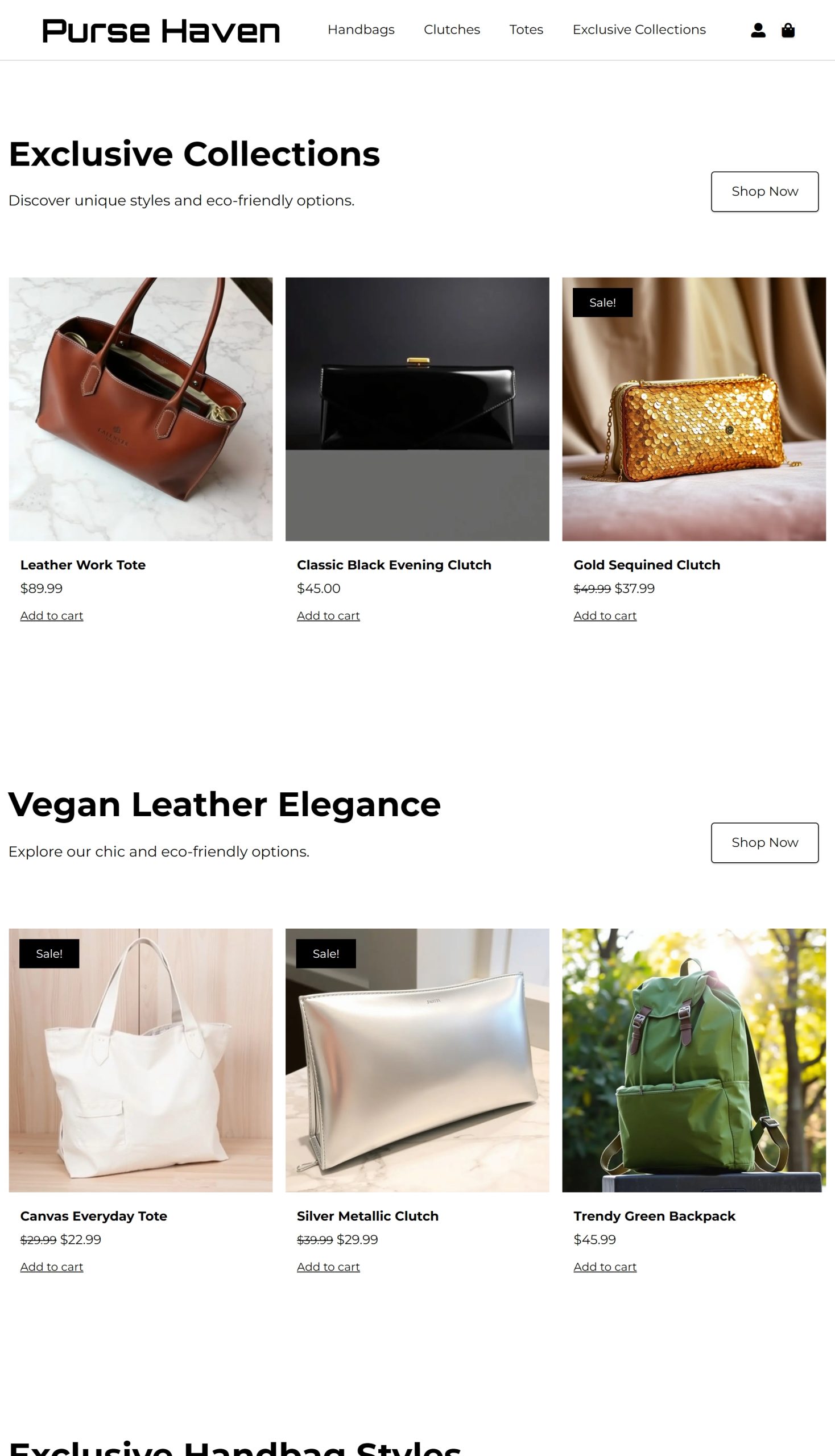 Exclusive Collections