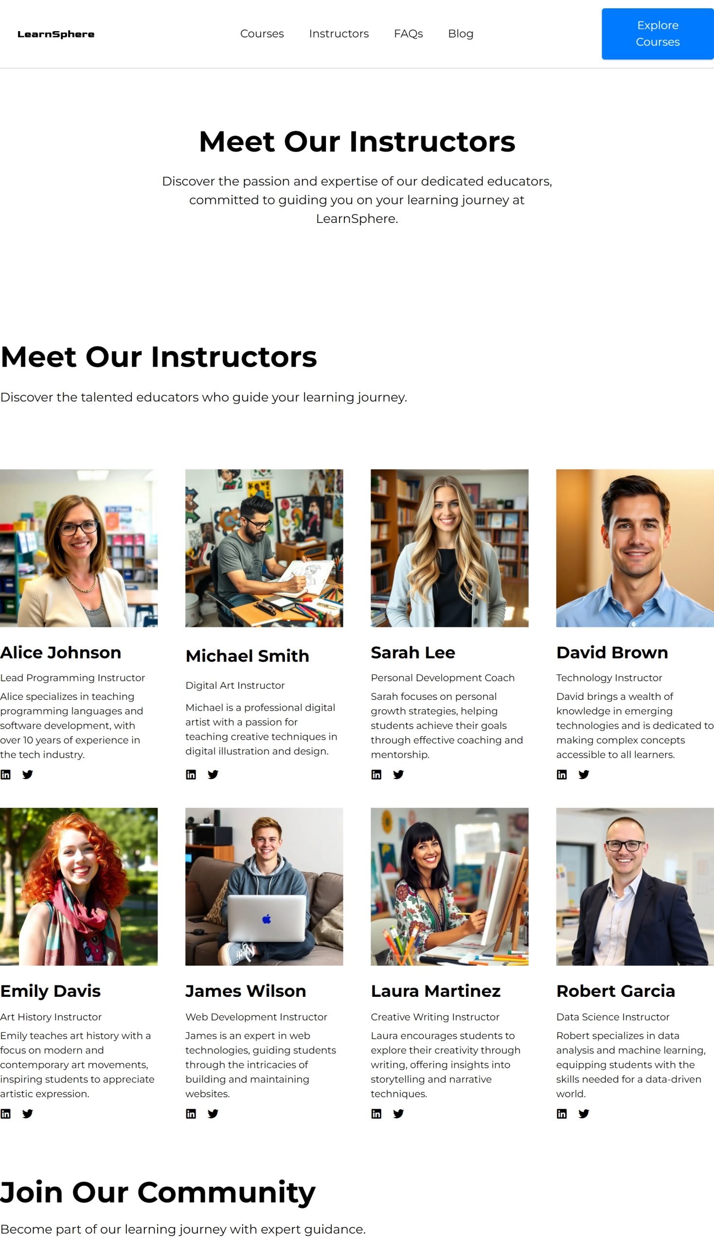 Instructors