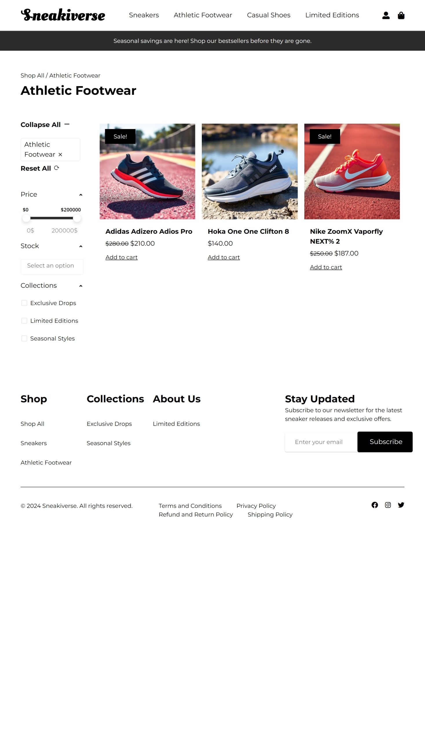 Athletic Footwear