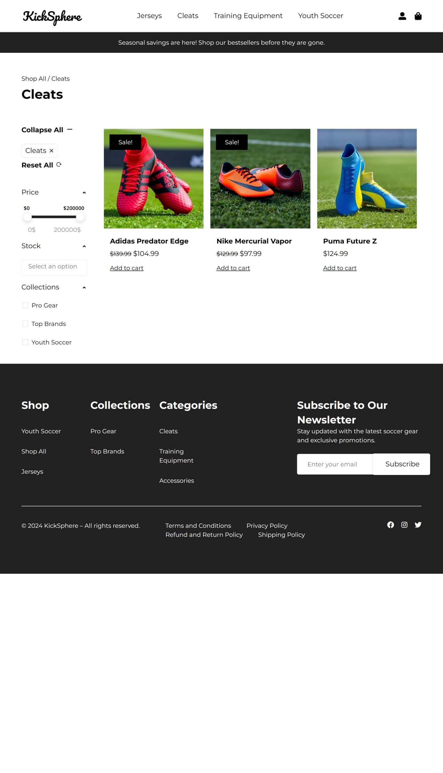 Cleats