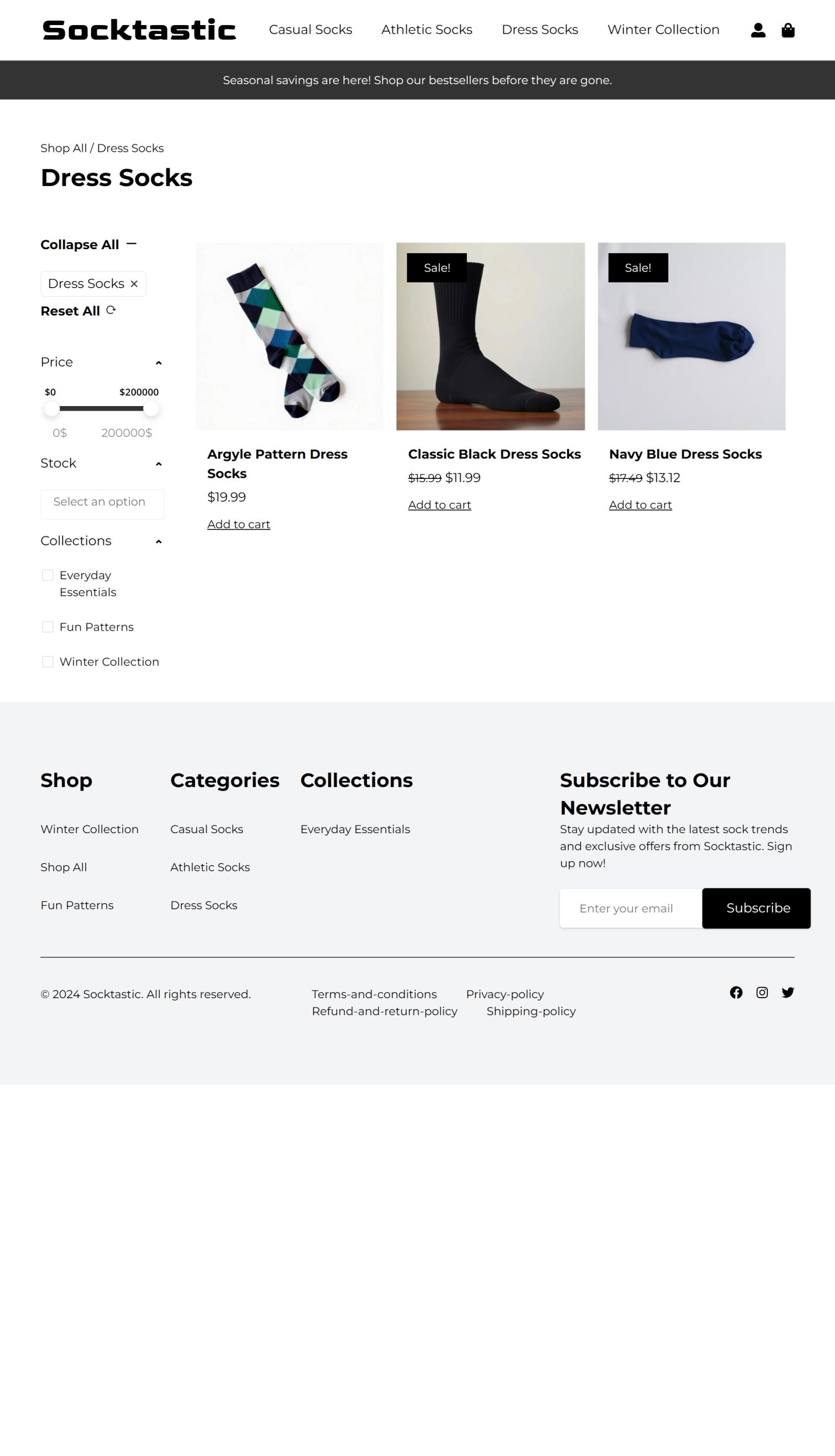 Dress Socks