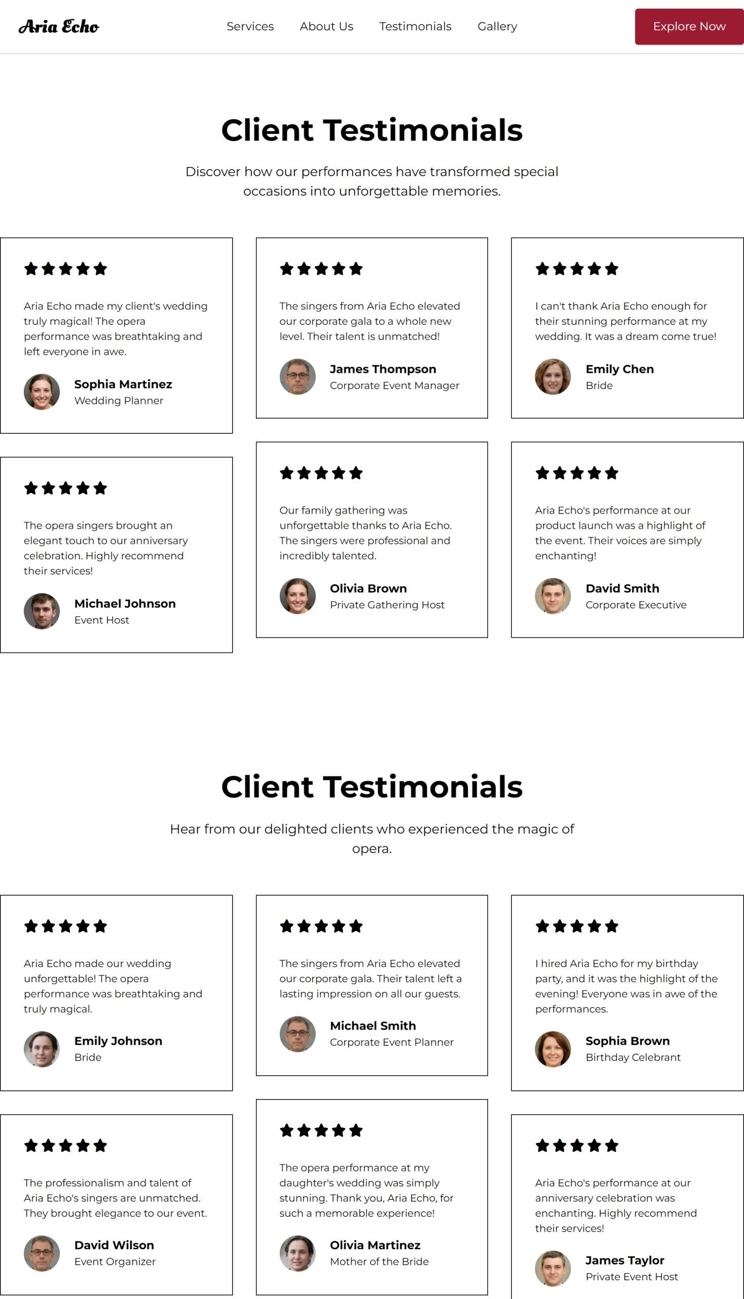 Testimonials