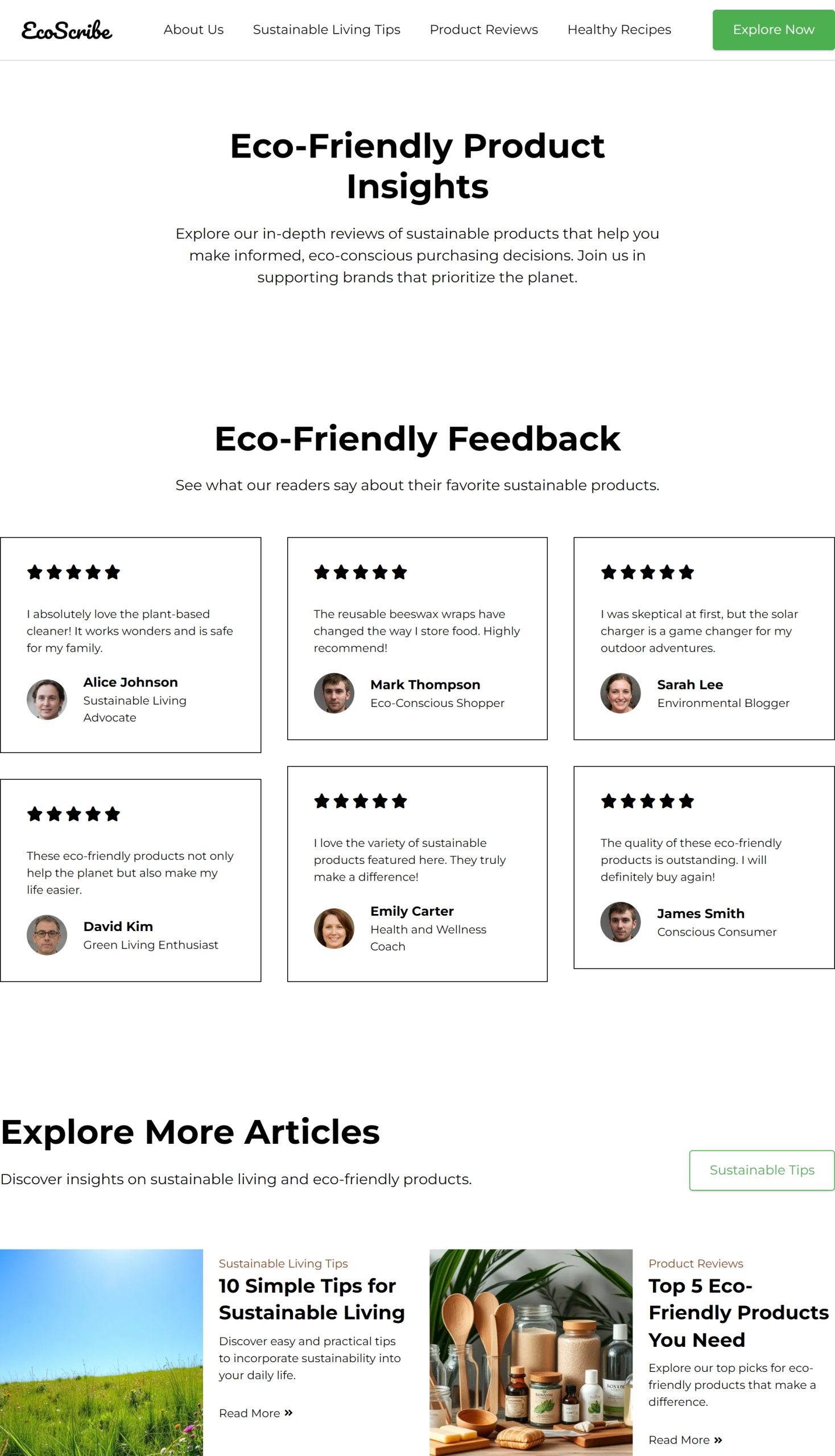 Product Reviews