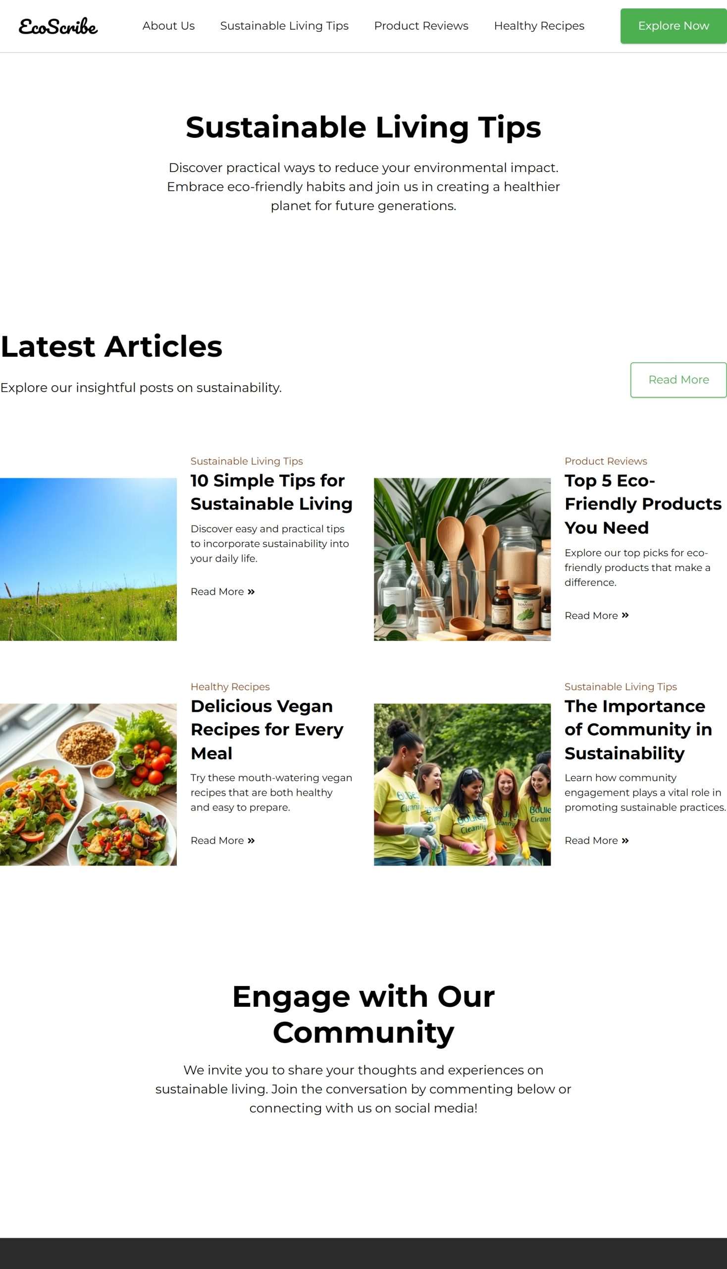 Sustainable Living Tips