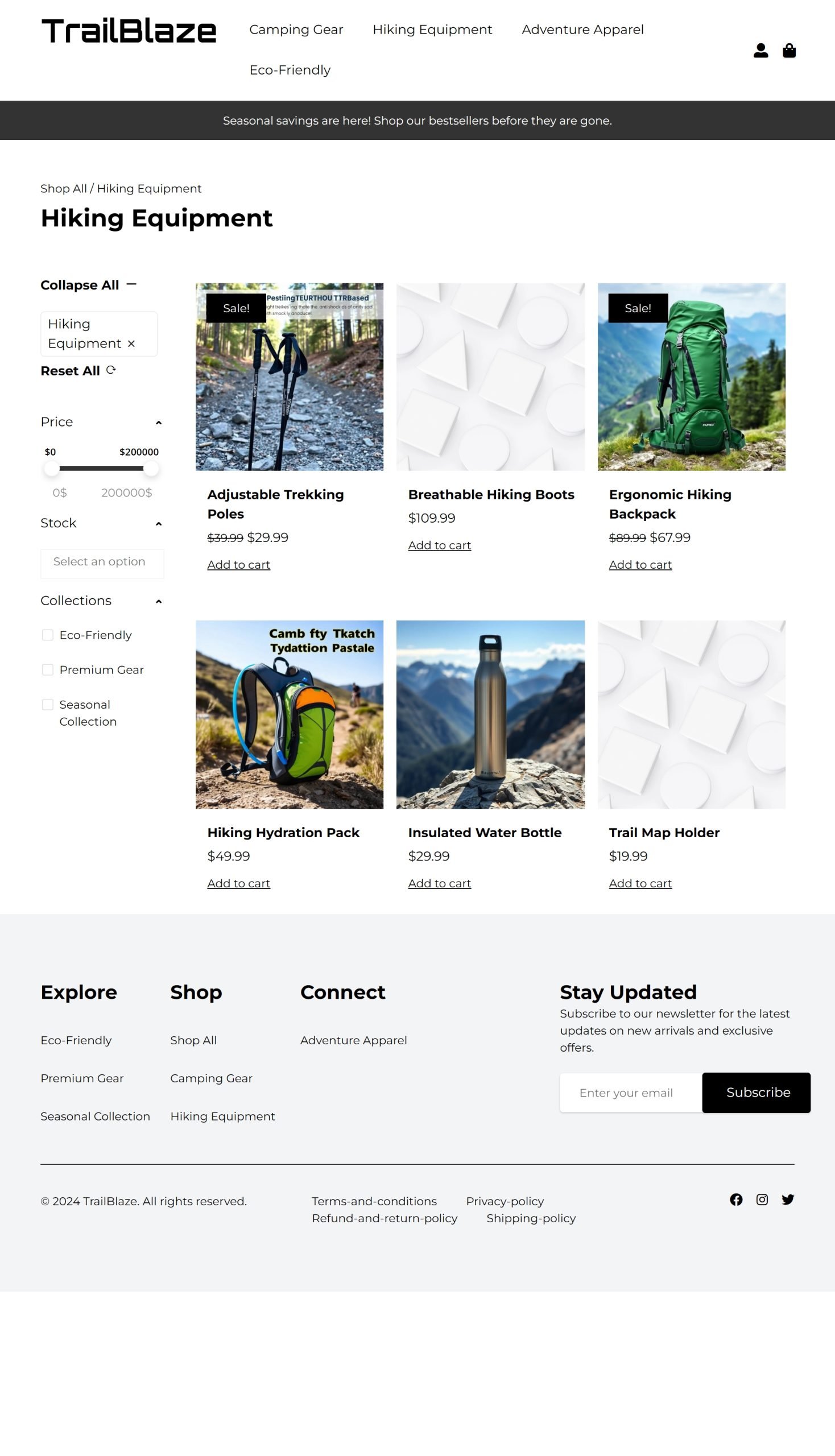 Hiking Equipment