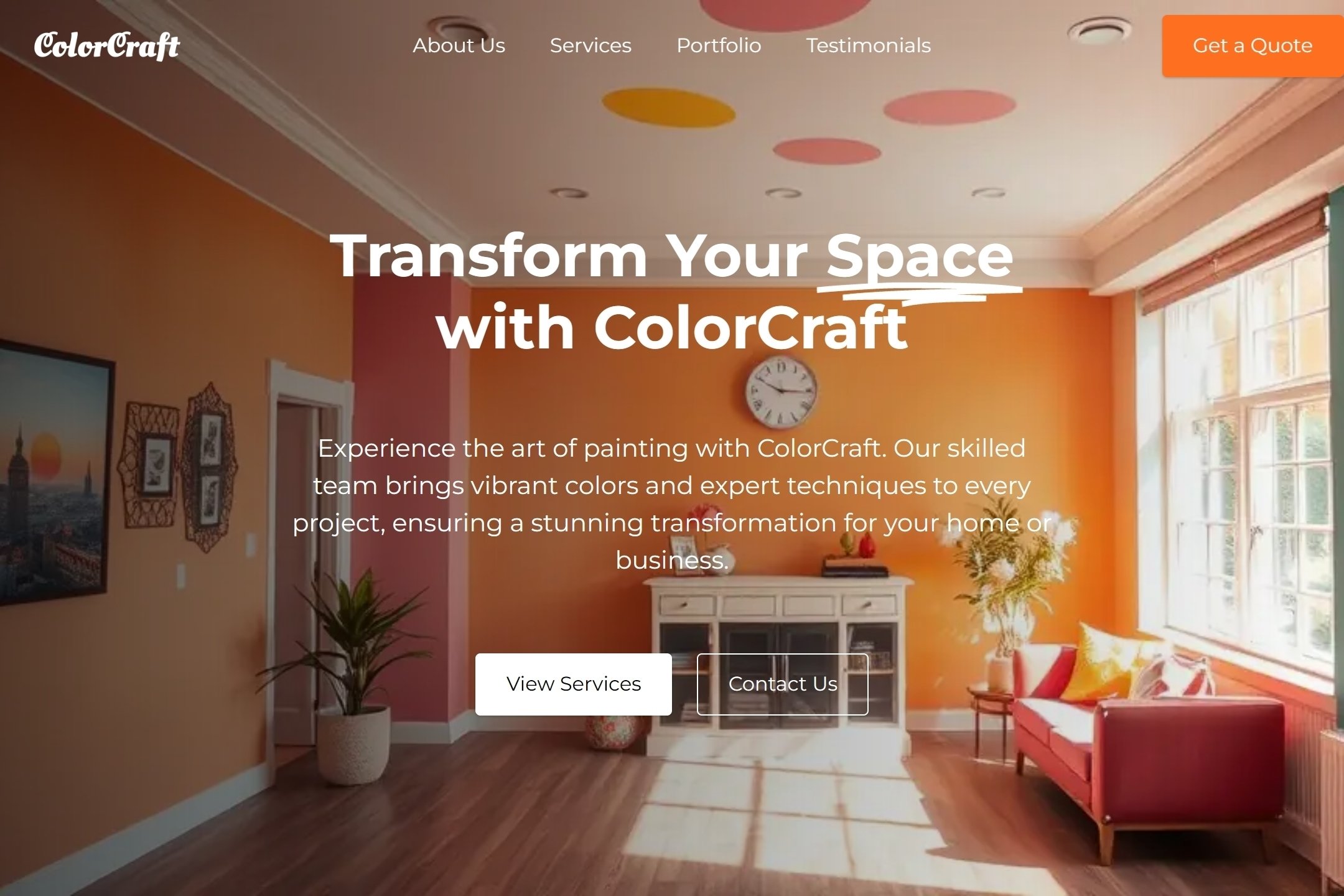 Painter website template