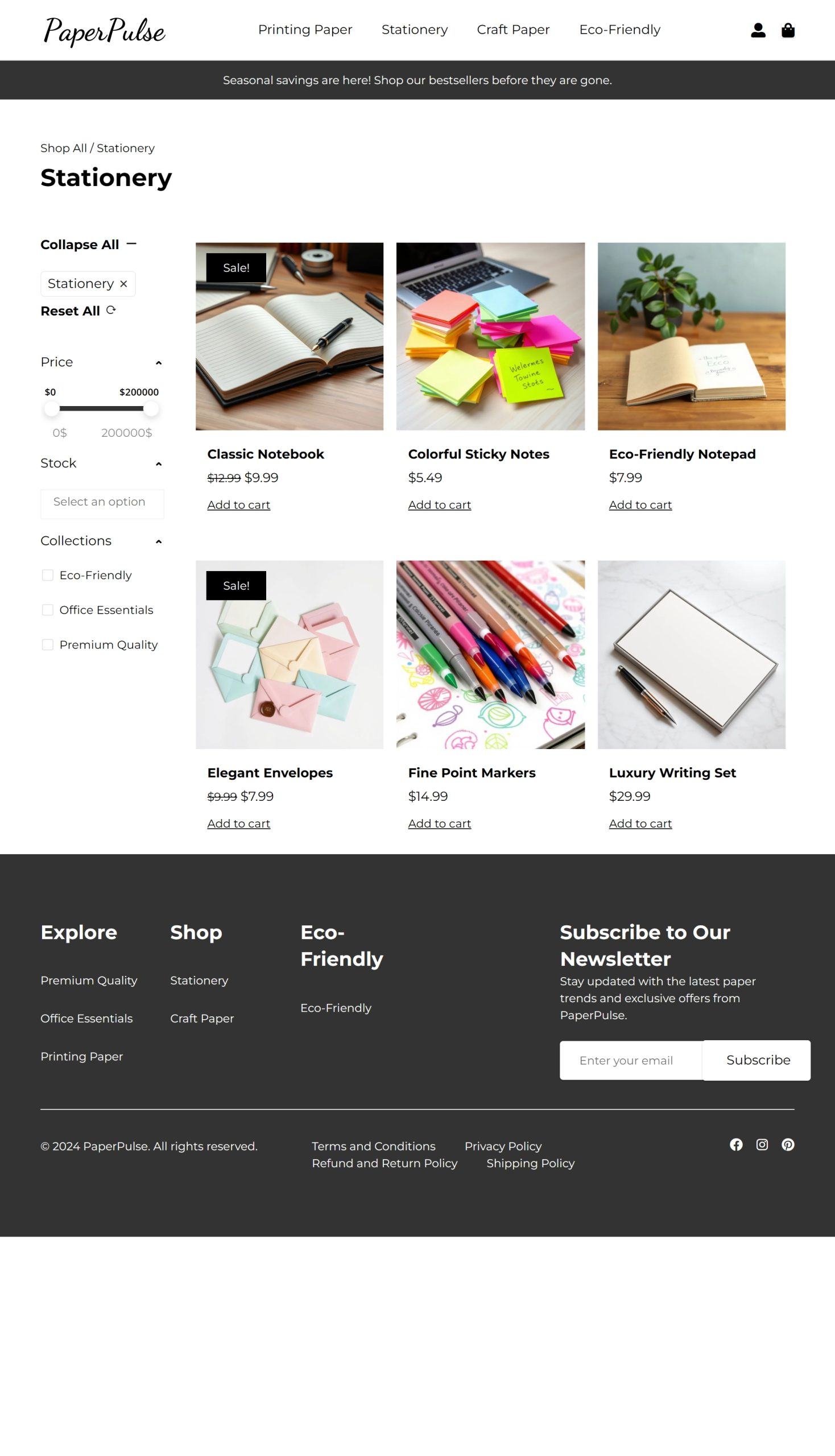 Stationery