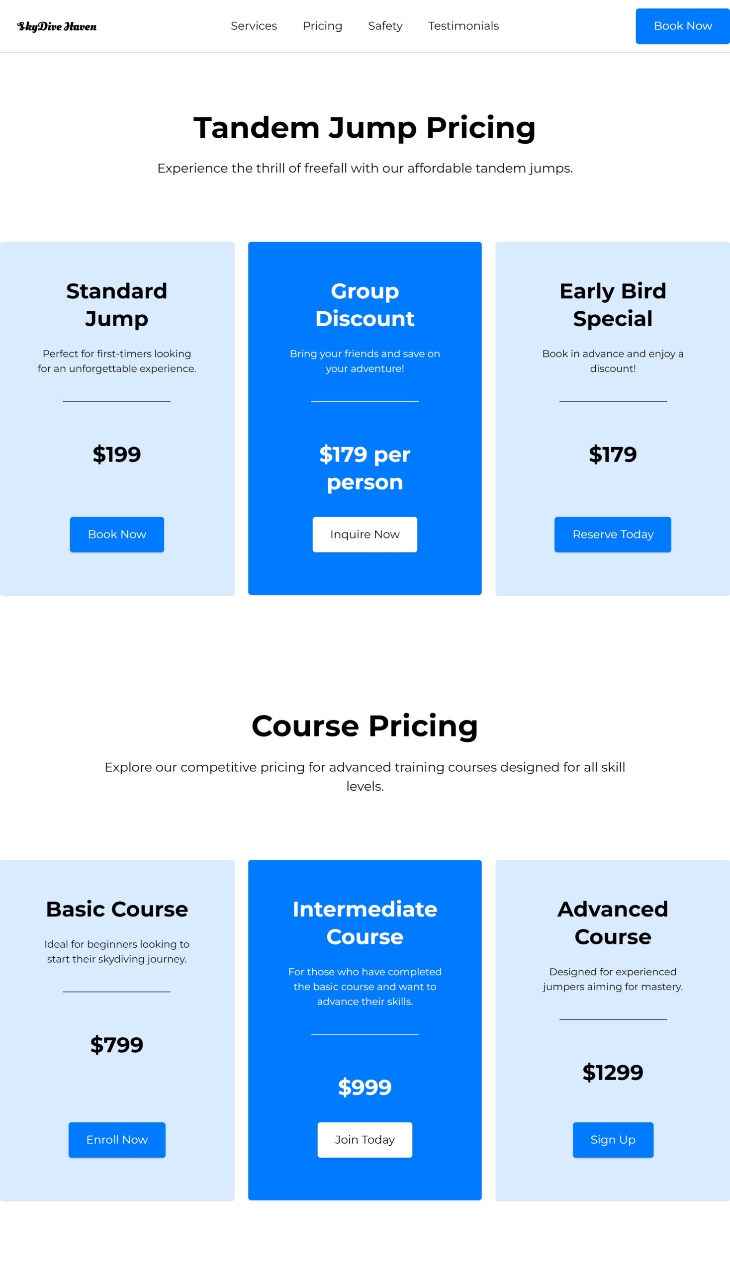 Pricing