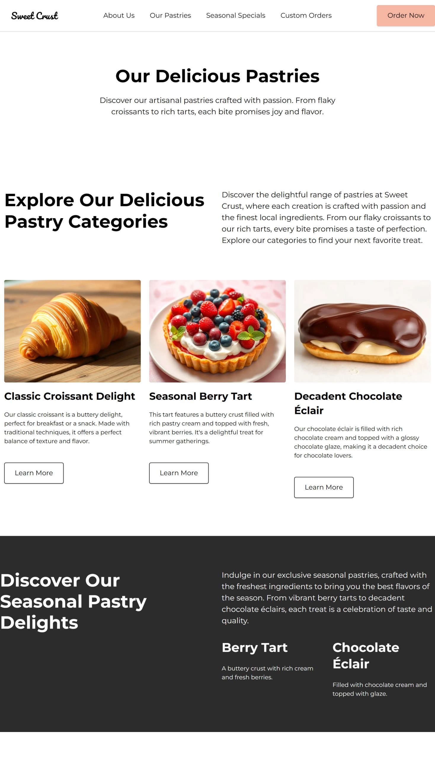 Our Pastries