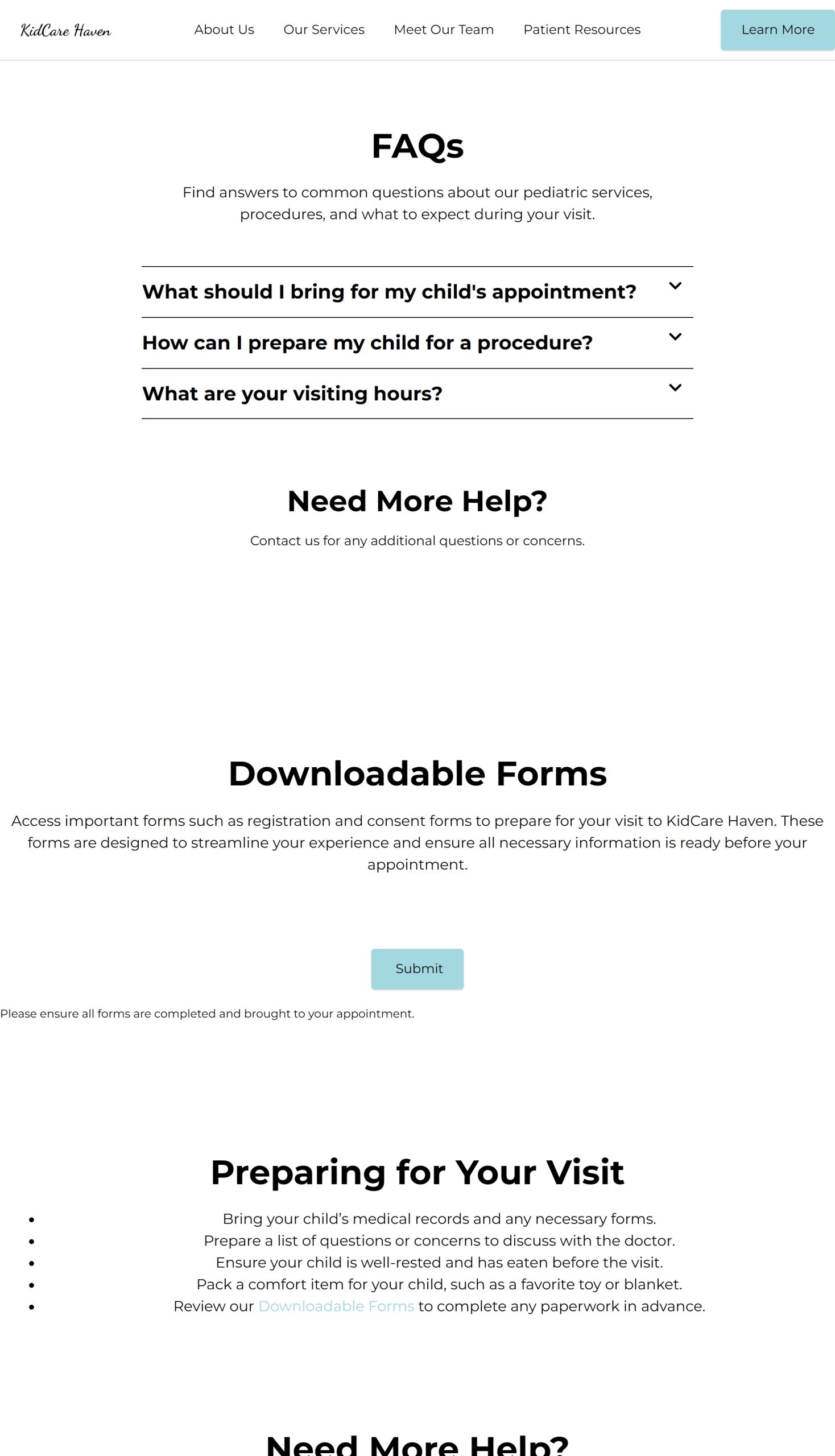 Patient Resources