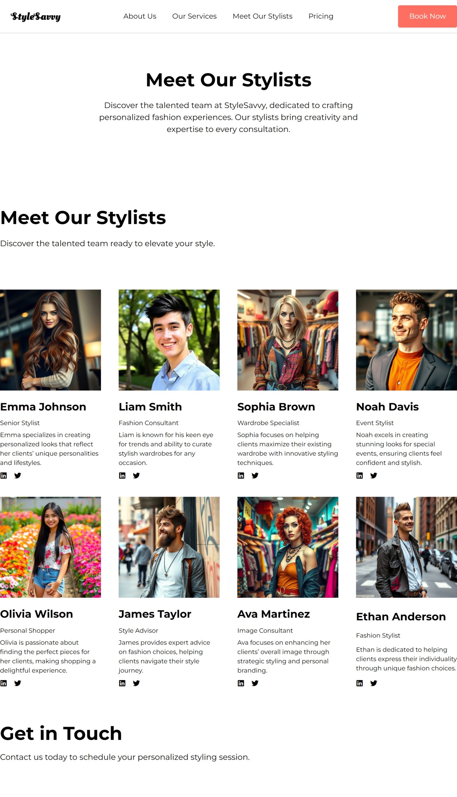 Meet Our Stylists