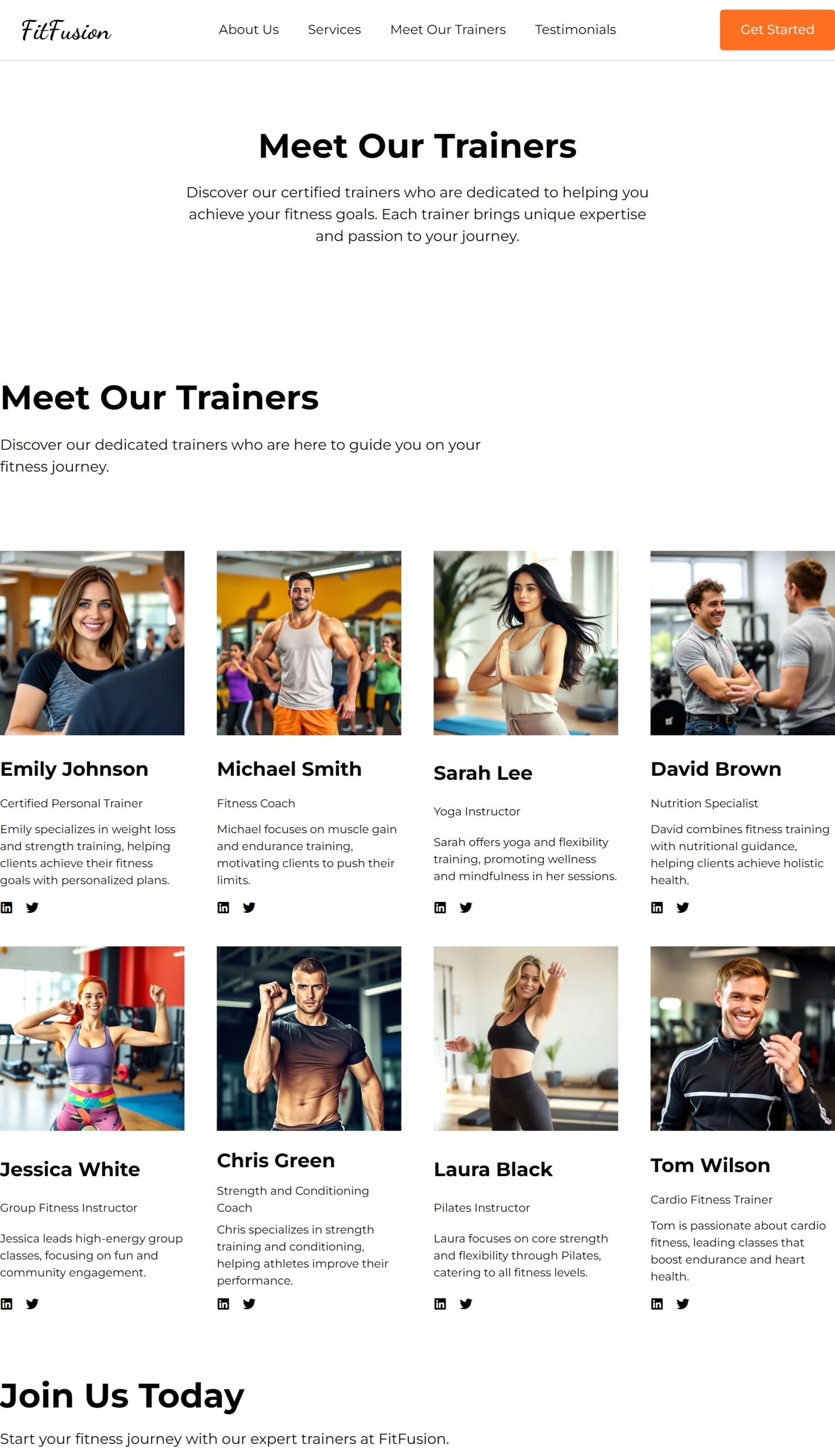 Meet Our Trainers