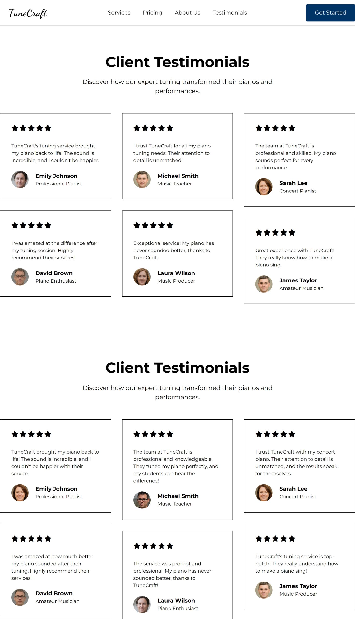 Testimonials
