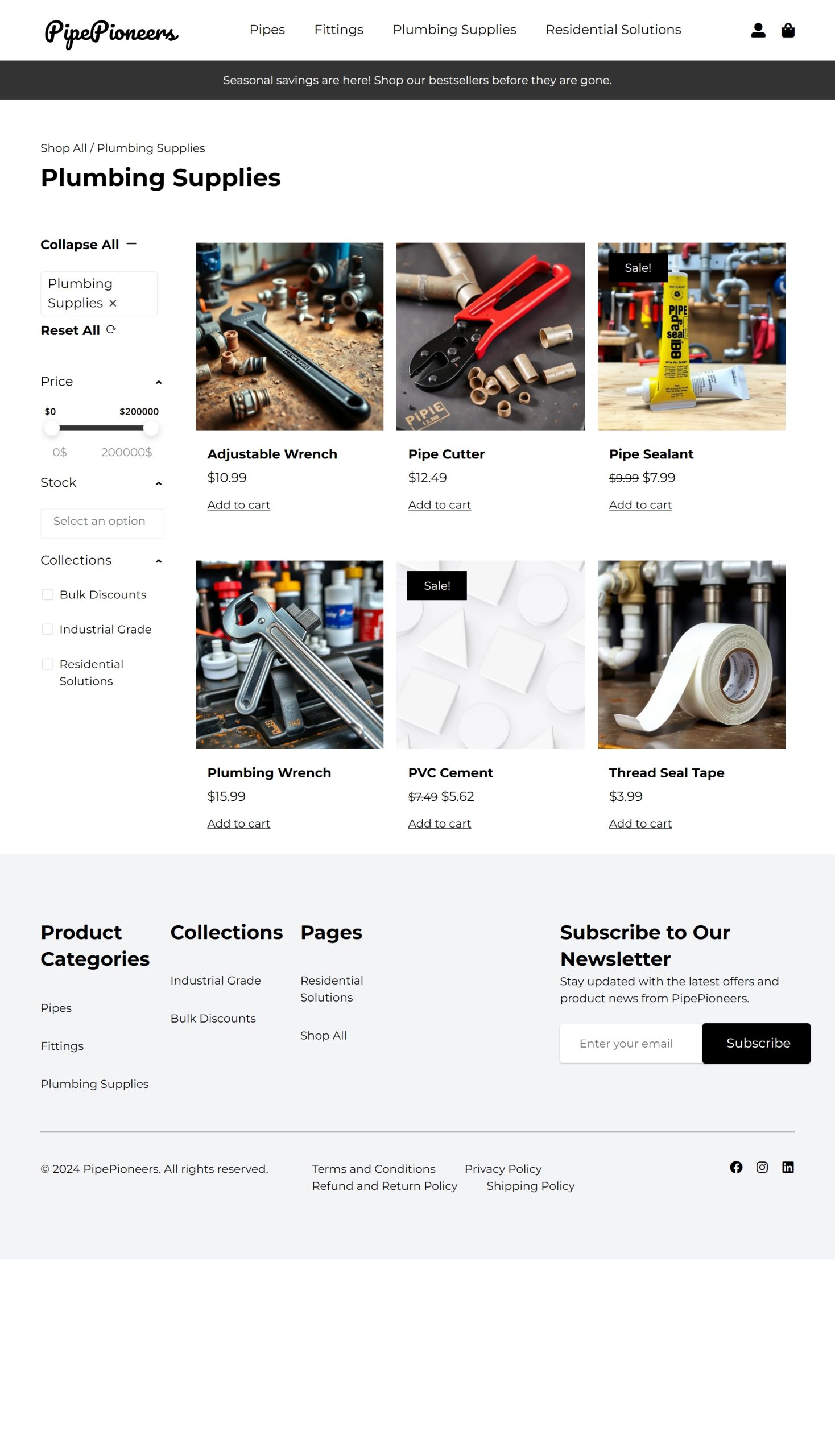 Plumbing Supplies