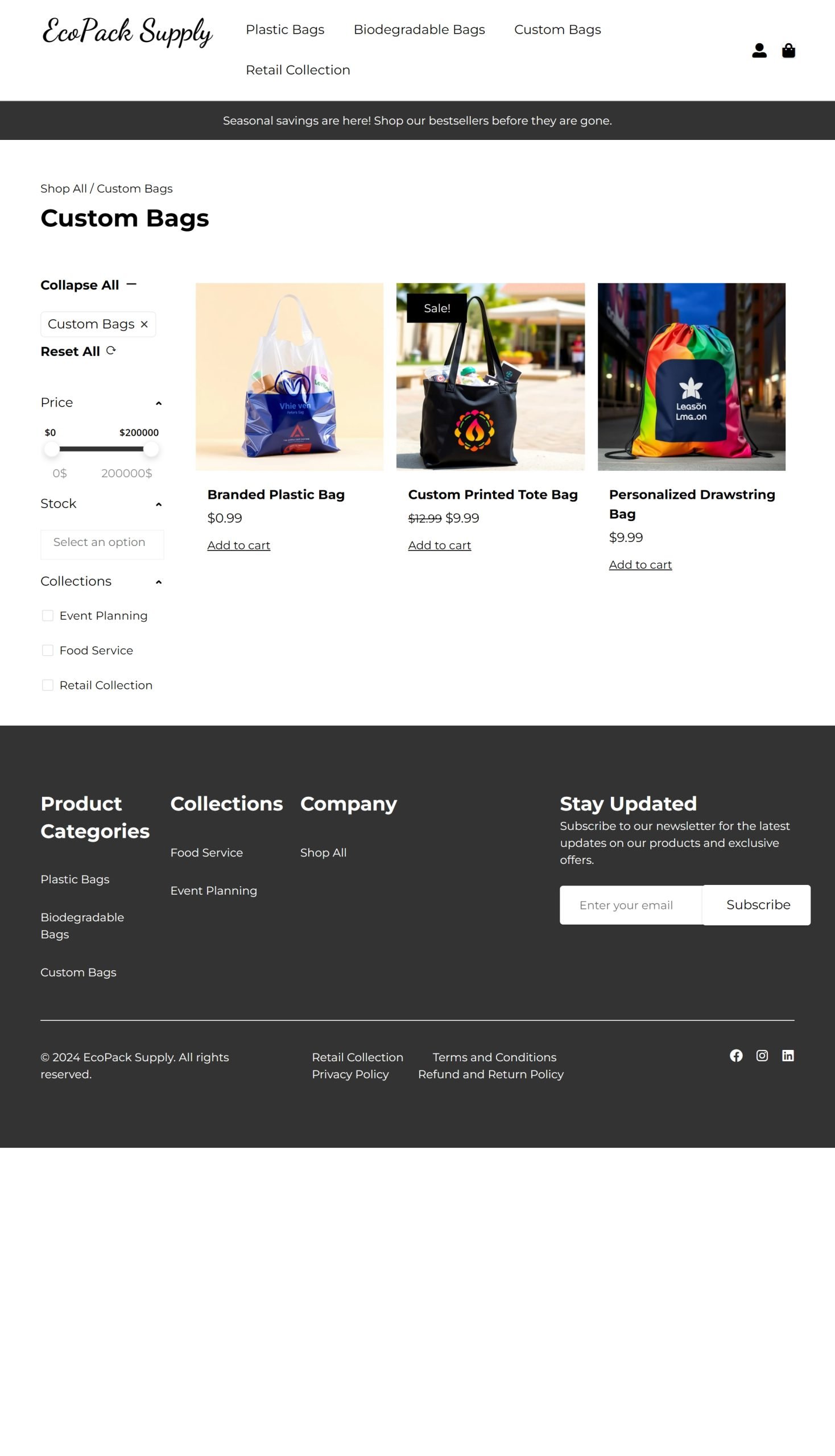 Custom Bags