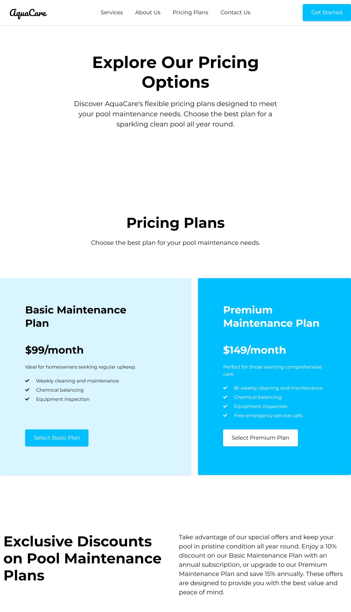 Pricing Plans