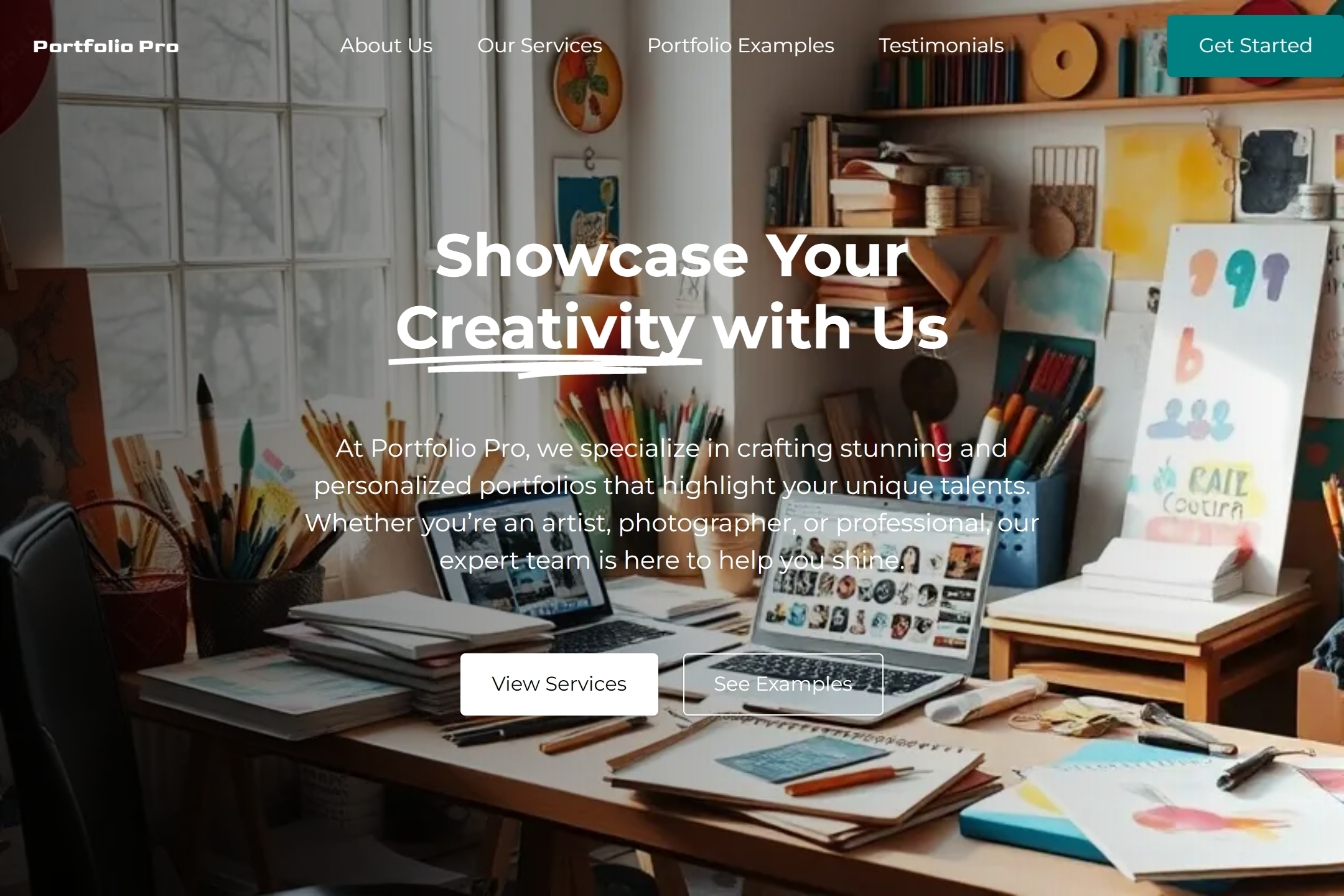 Portfolio website template