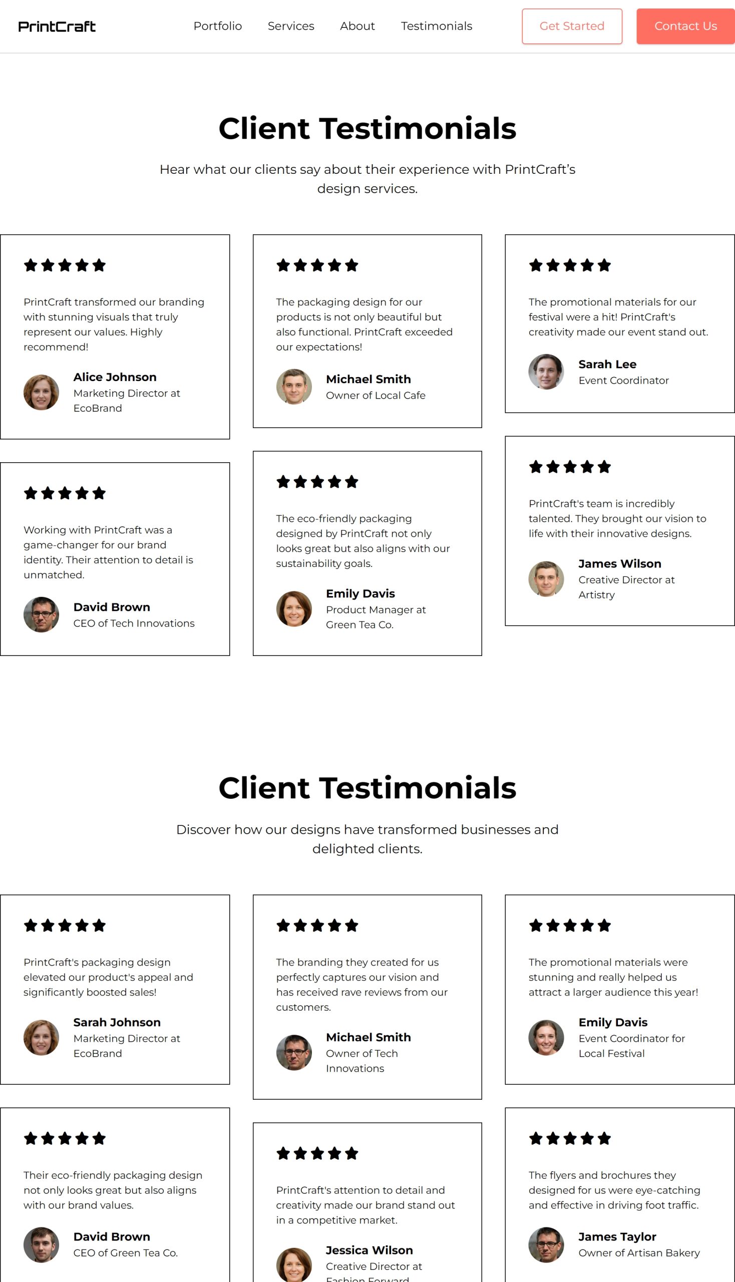 Testimonials