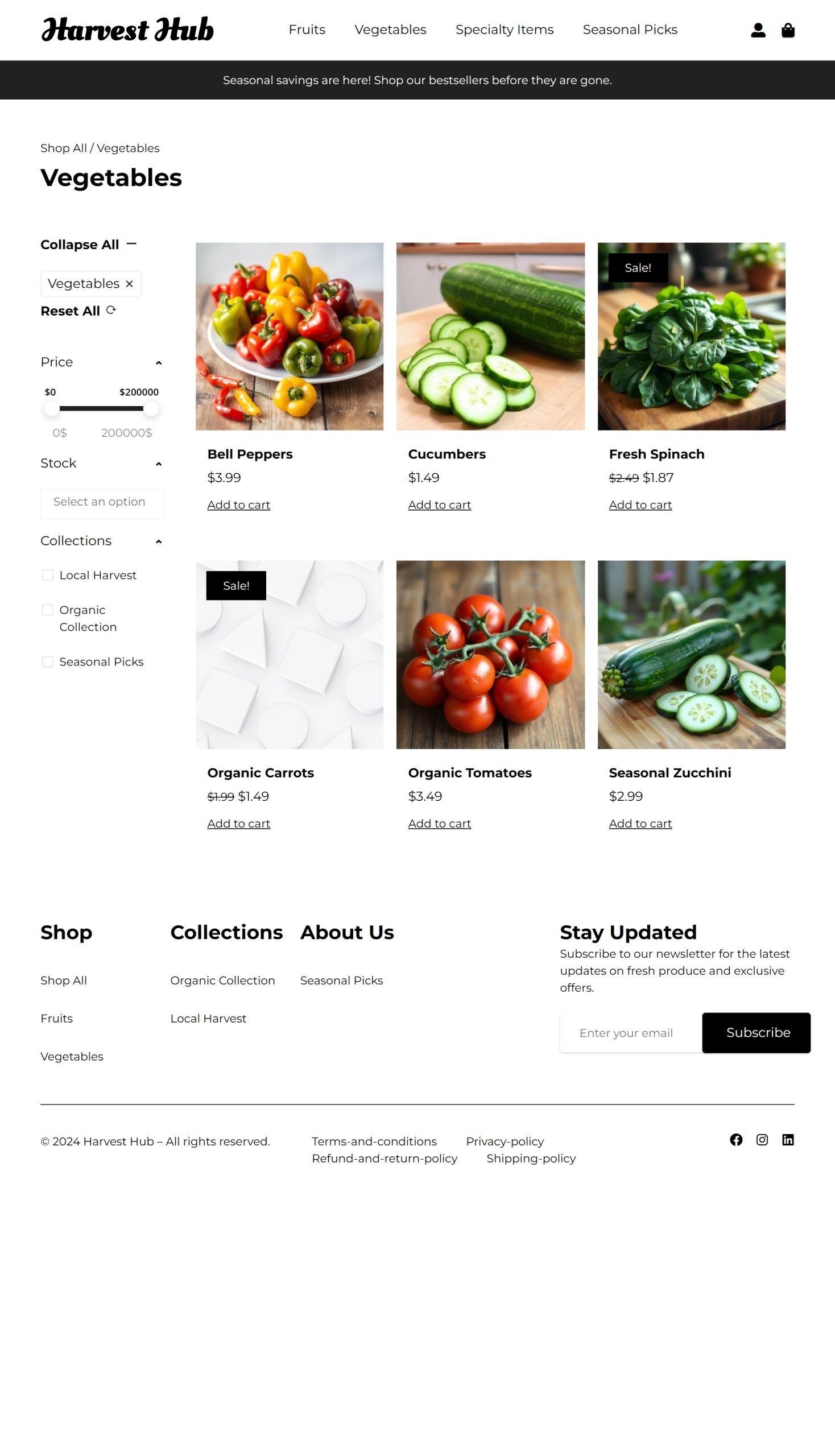 Vegetables