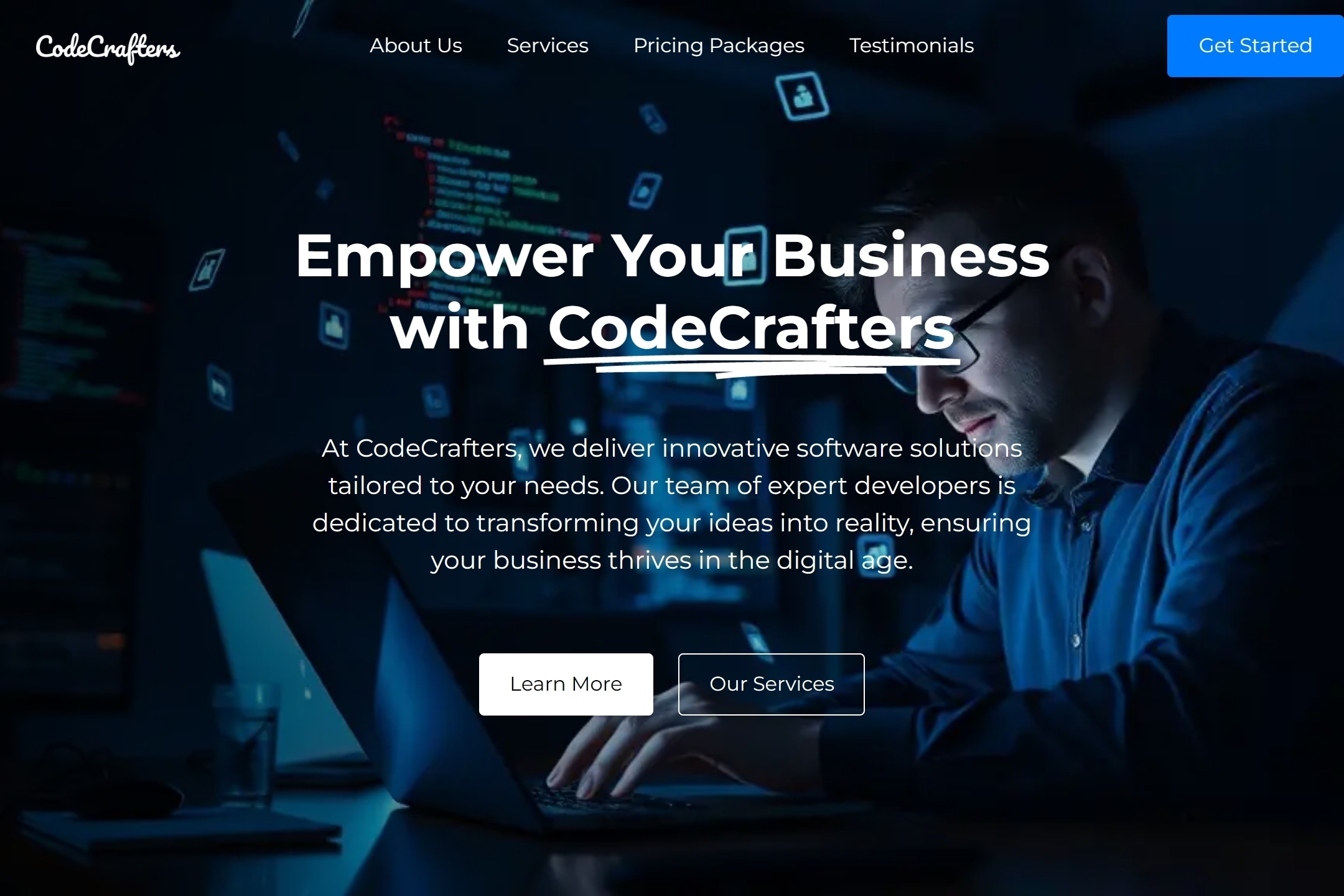 Programmer website template