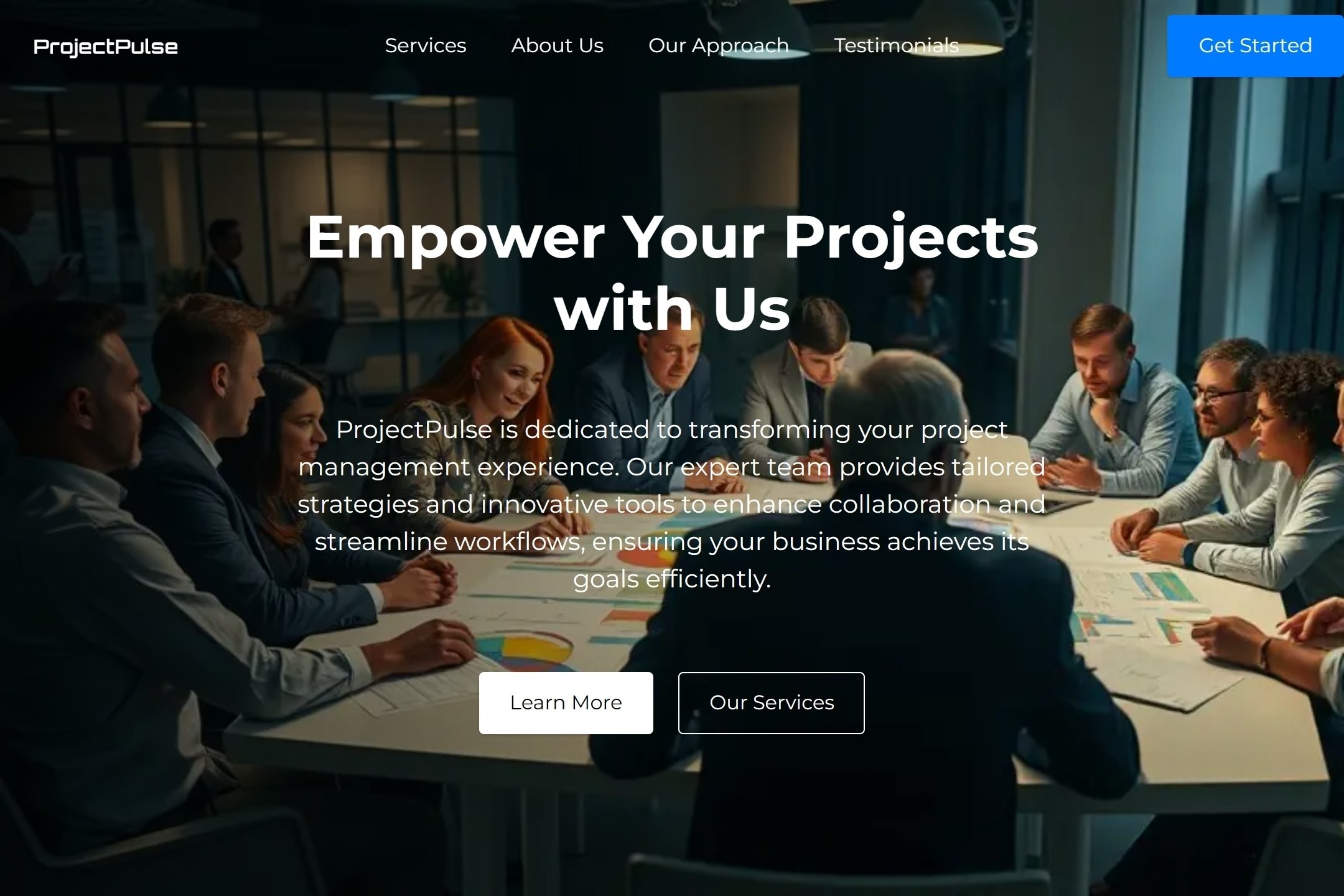 Project website template