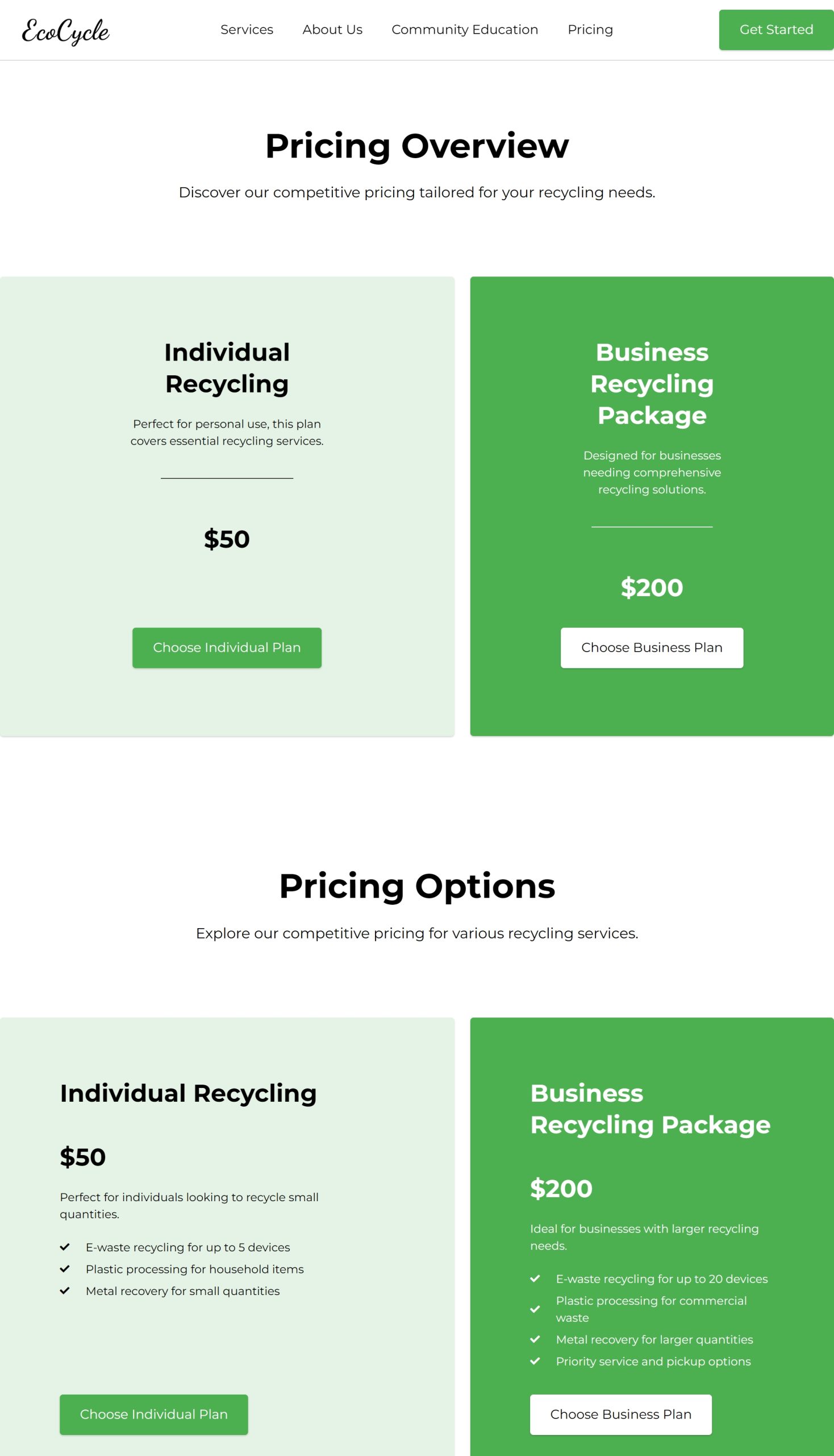 Pricing