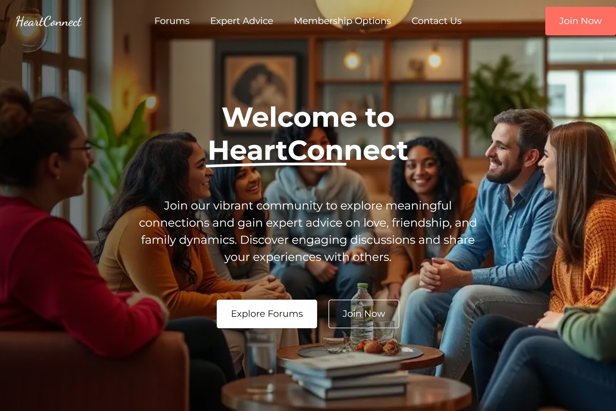 Relationship forum website template