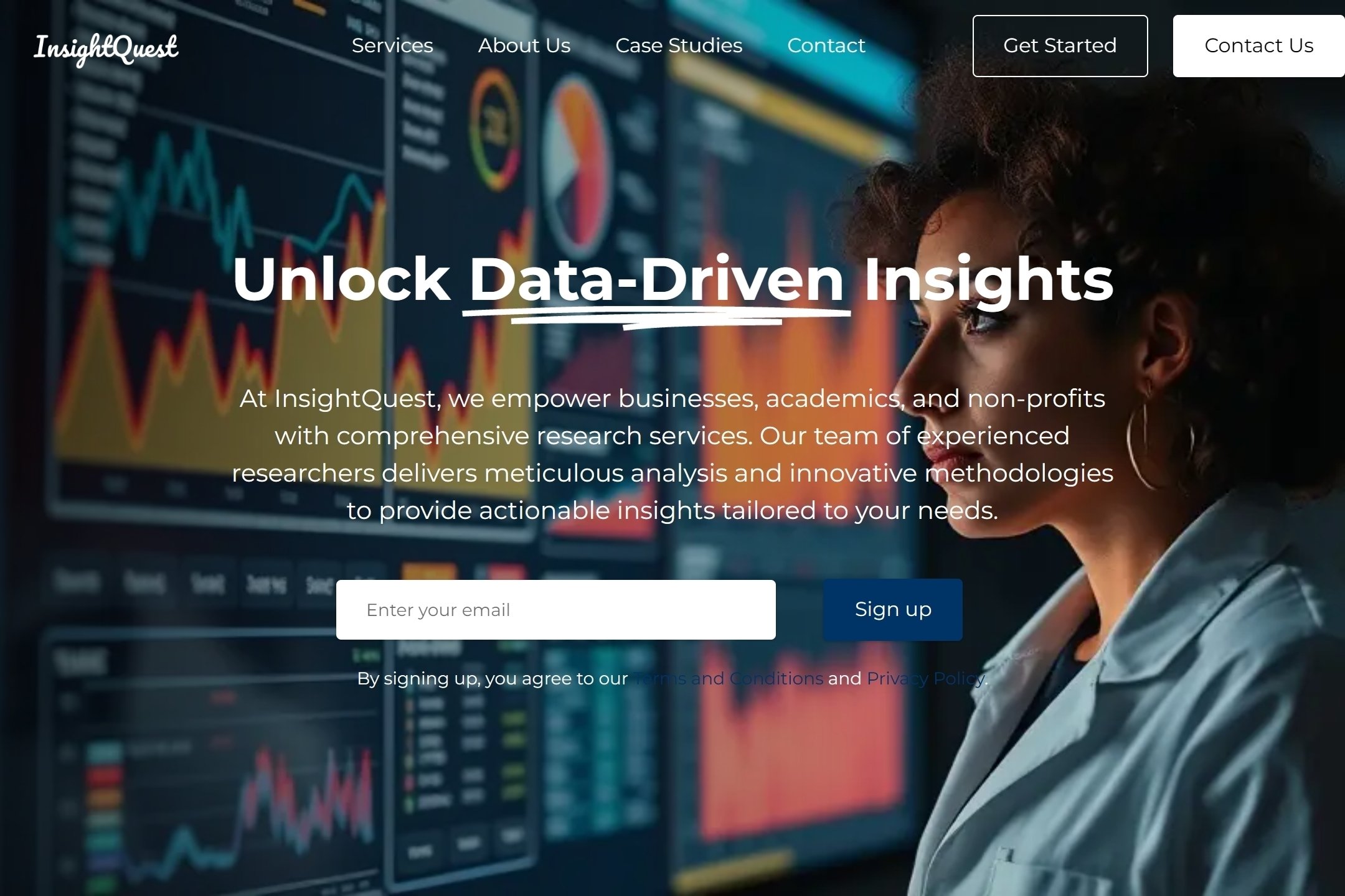 Researcher website template
