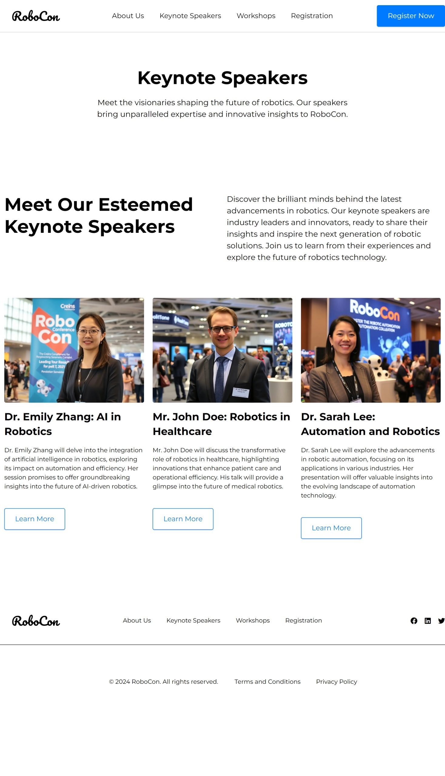 Keynote Speakers