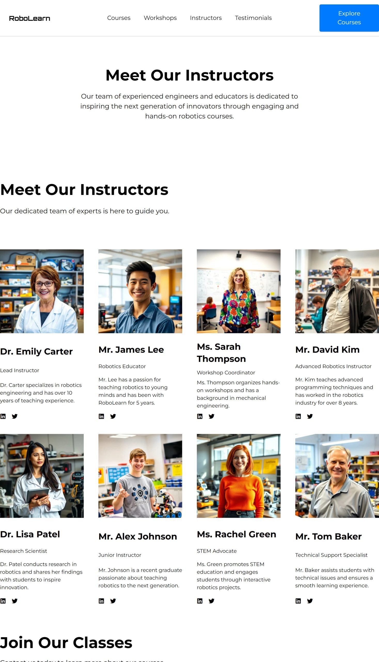 Instructors