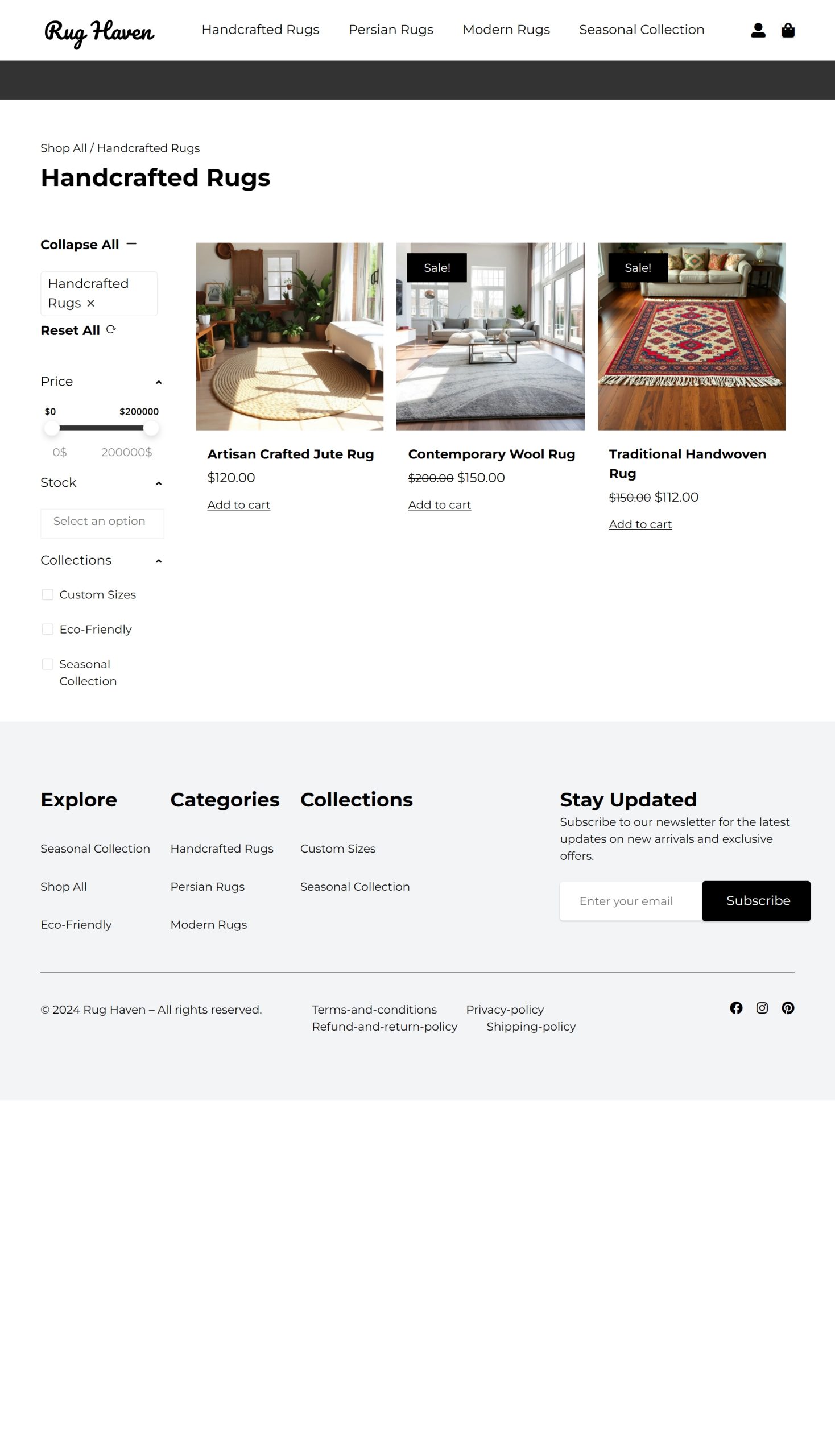 Handcrafted Rugs